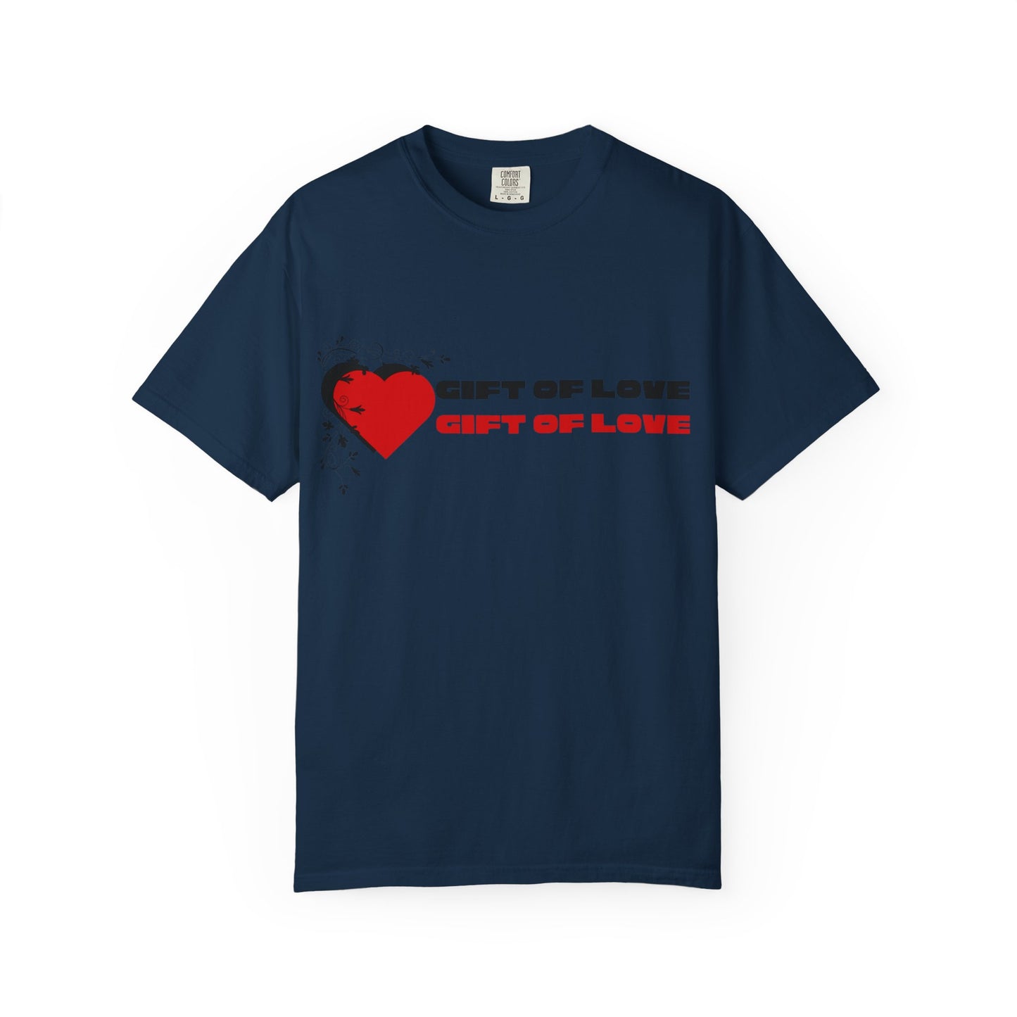 Unisex Gift of Love T-Shirt, Casual Love Tee, Heart Graphic Shirt, Valentine's Day Gift, Anniversary Apparel, Heart Print Top