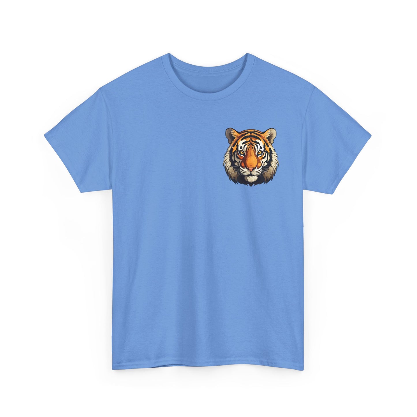 Fierce Tiger Graphic Tee, Unisex Cotton T-Shirt, Animal Lover Shirt, Wildlife Tee, Nature Enthusiast Gift