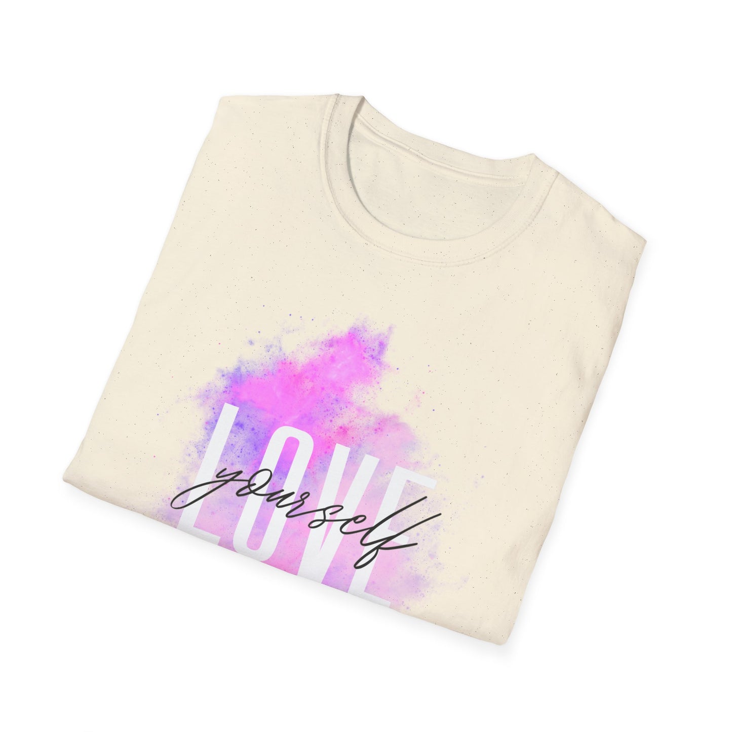 Love Yourself Unisex Softstyle T-Shirt | Inspirational Shirt, Self-Love Tee, Casual Wear, Gift for Friends, Motivational Top