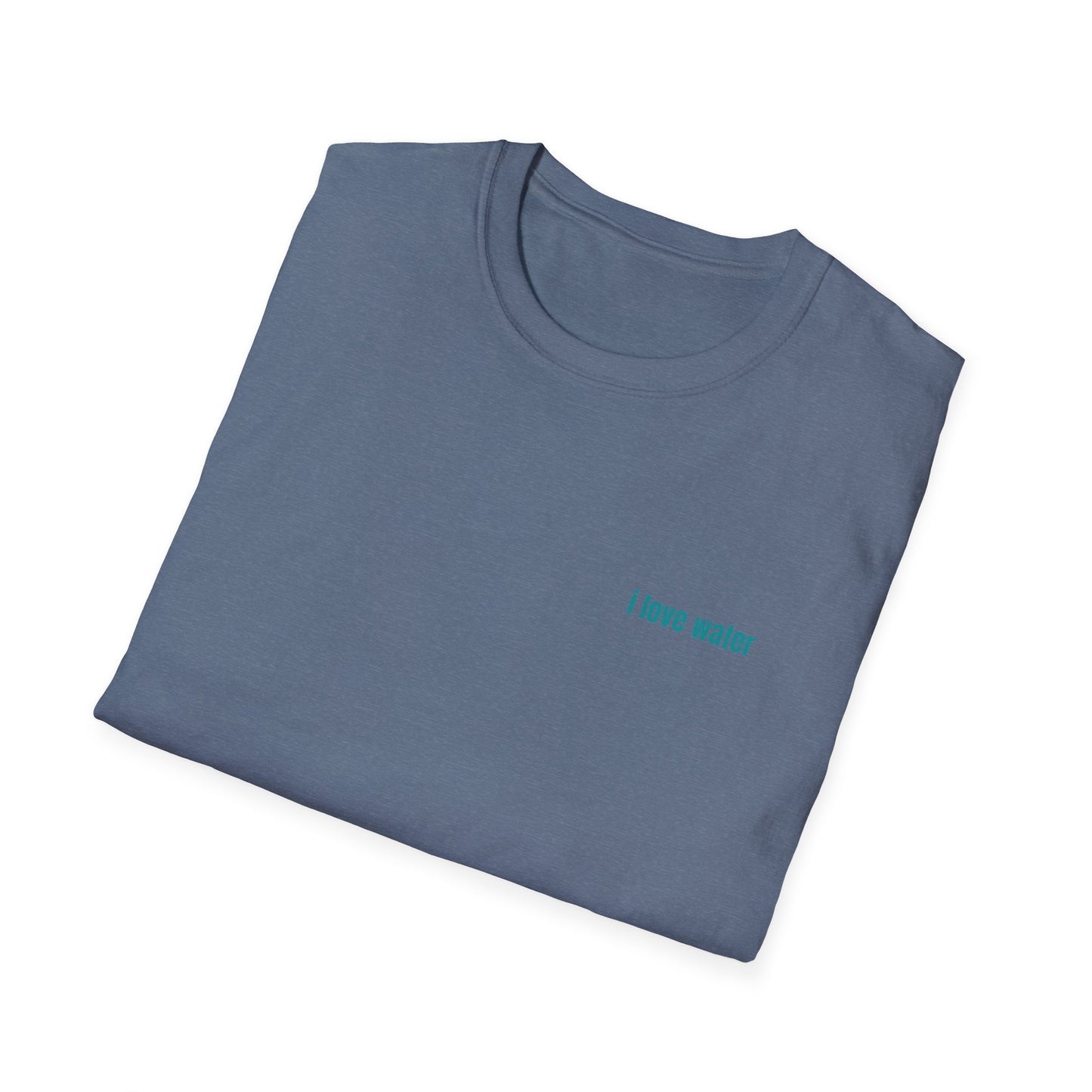 Water Wave Unisex Softstyle T-Shirt | Eco-Friendly, Casual Wear, Gift for Water Lovers, Summer Style, Nature Tees