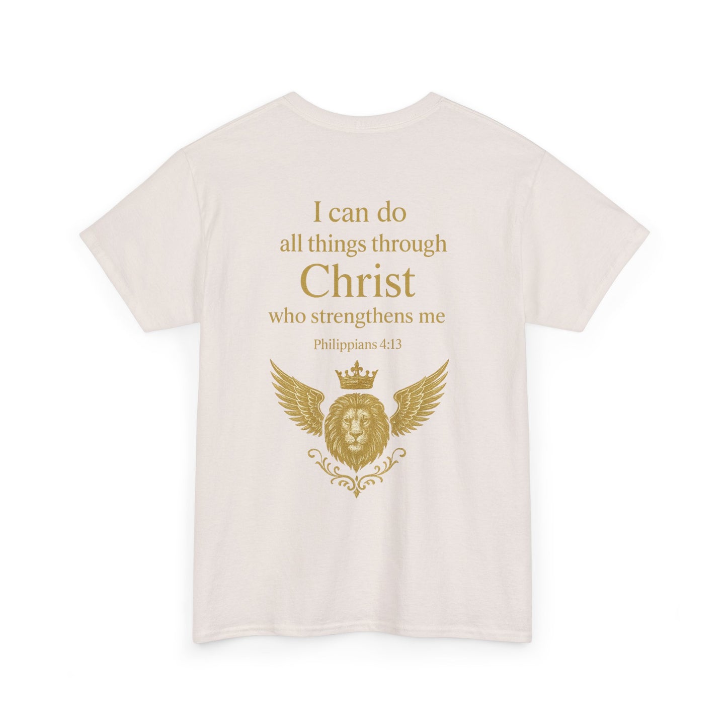 Inspirational Unisex T-Shirt - Spiritual Strength, Faith Apparel, Bible Verse Tee, Motivational Gift, Christian Wear