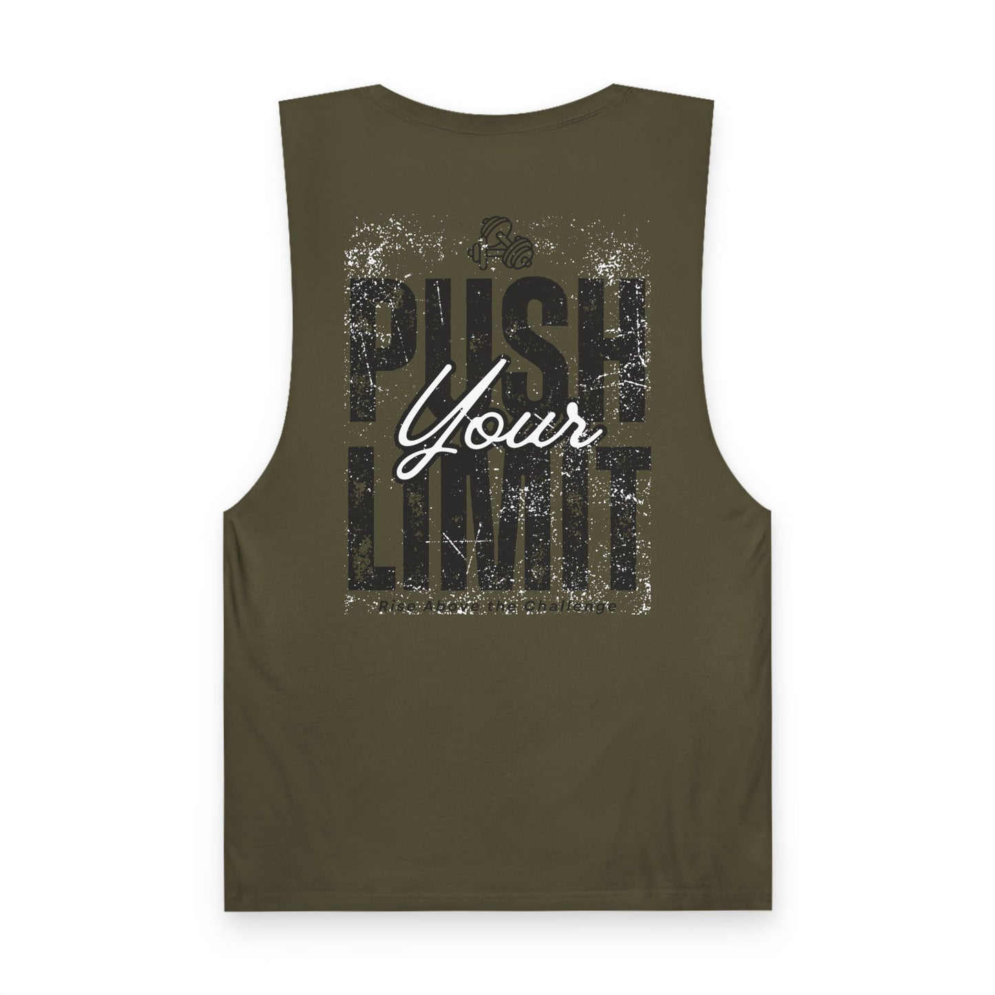 Unisex Fitness Tank - Push Your Limit Workout Shirt, Gym Apparel, Athletic Wear, Motivational Tank Top, Perfect for Training or Gifts