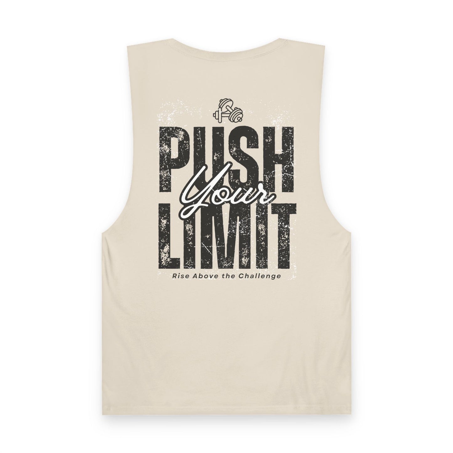 Unisex Fitness Tank - Push Your Limit Workout Shirt, Gym Apparel, Athletic Wear, Motivational Tank Top, Perfect for Training or Gifts