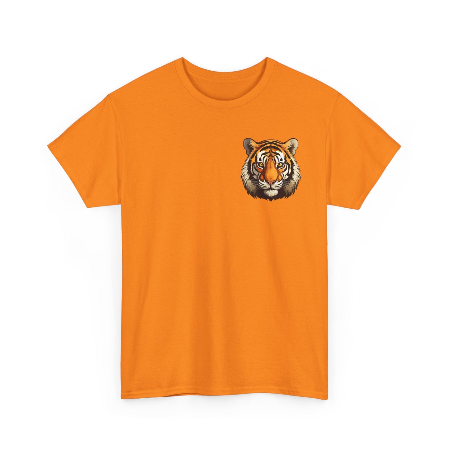 Fierce Tiger Graphic Tee, Unisex Cotton T-Shirt, Animal Lover Shirt, Wildlife Tee, Nature Enthusiast Gift