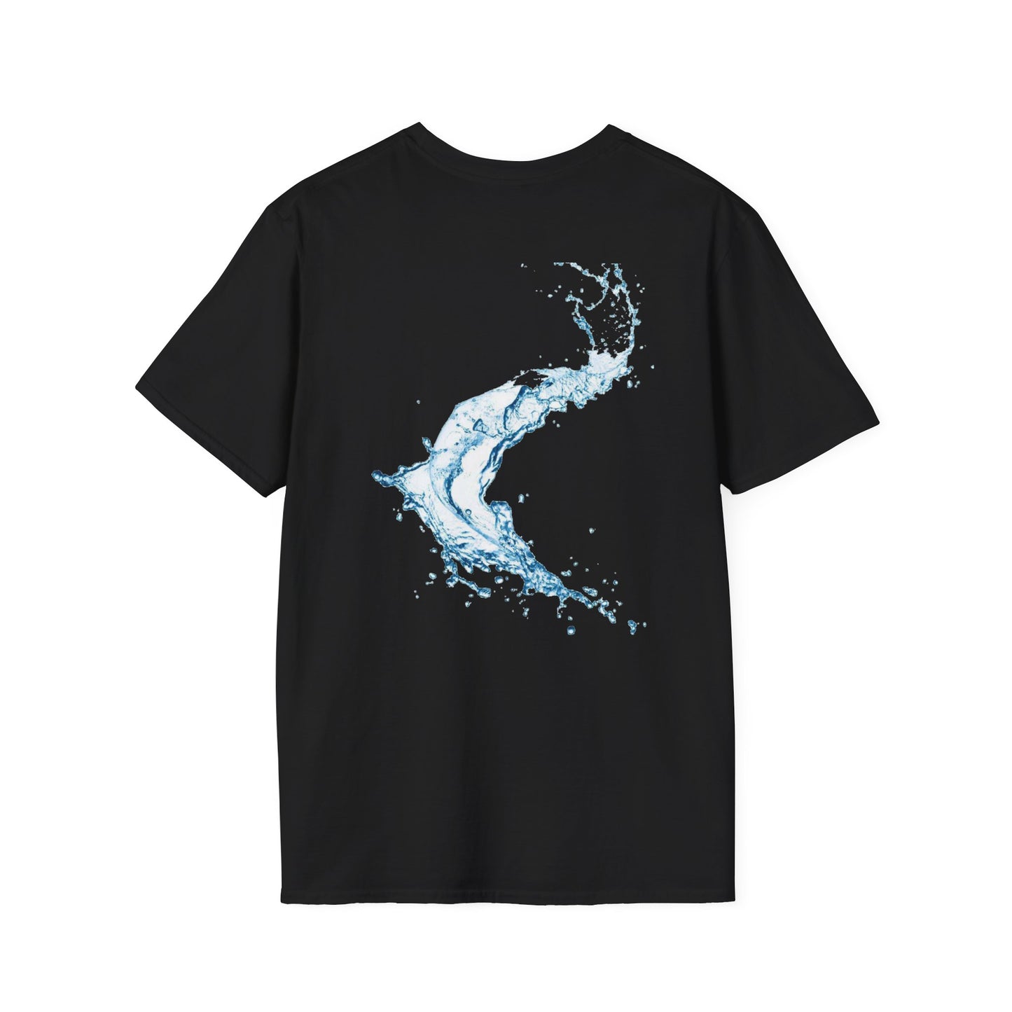 Water Wave Unisex Softstyle T-Shirt | Eco-Friendly, Casual Wear, Gift for Water Lovers, Summer Style, Nature Tees