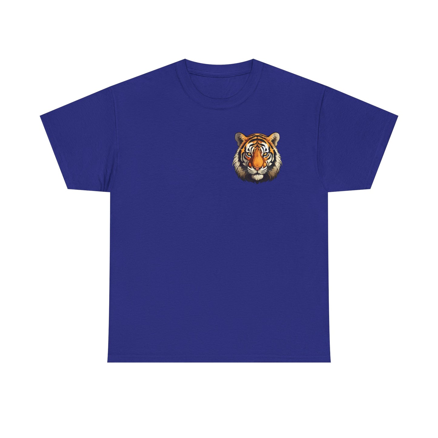 Fierce Tiger Graphic Tee, Unisex Cotton T-Shirt, Animal Lover Shirt, Wildlife Tee, Nature Enthusiast Gift