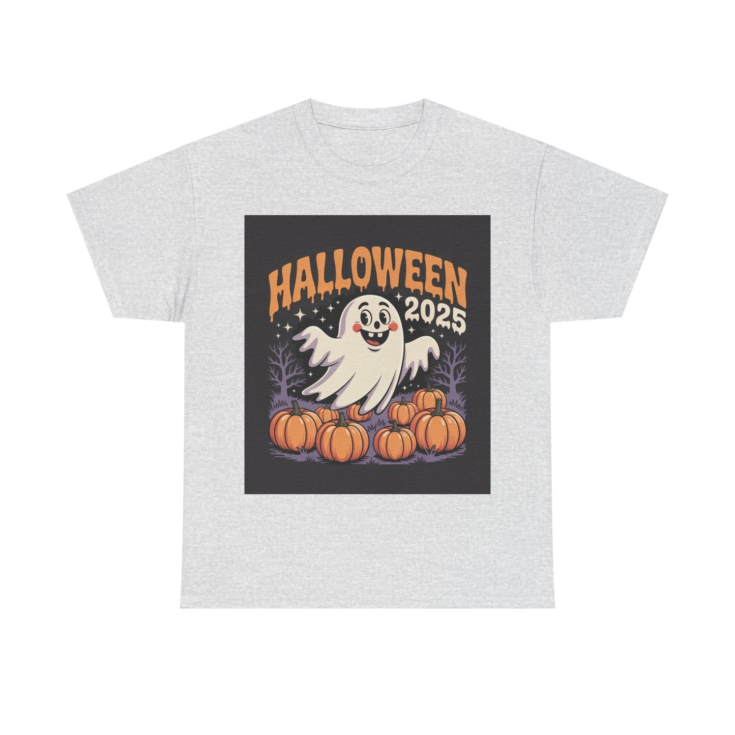 Halloween Ghost Unisex Tee - Celebrate with Style, Perfect for Parties, Fall Festivities, and Carving Pumpkins