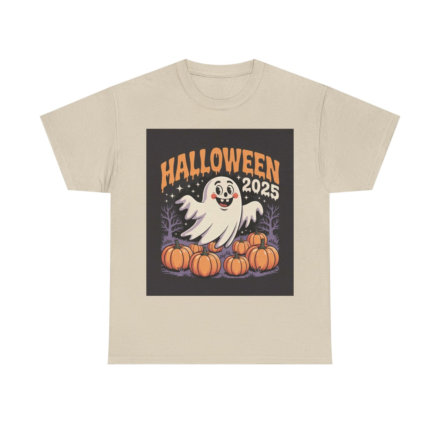 Halloween Ghost Unisex Tee - Celebrate with Style, Perfect for Parties, Fall Festivities, and Carving Pumpkins