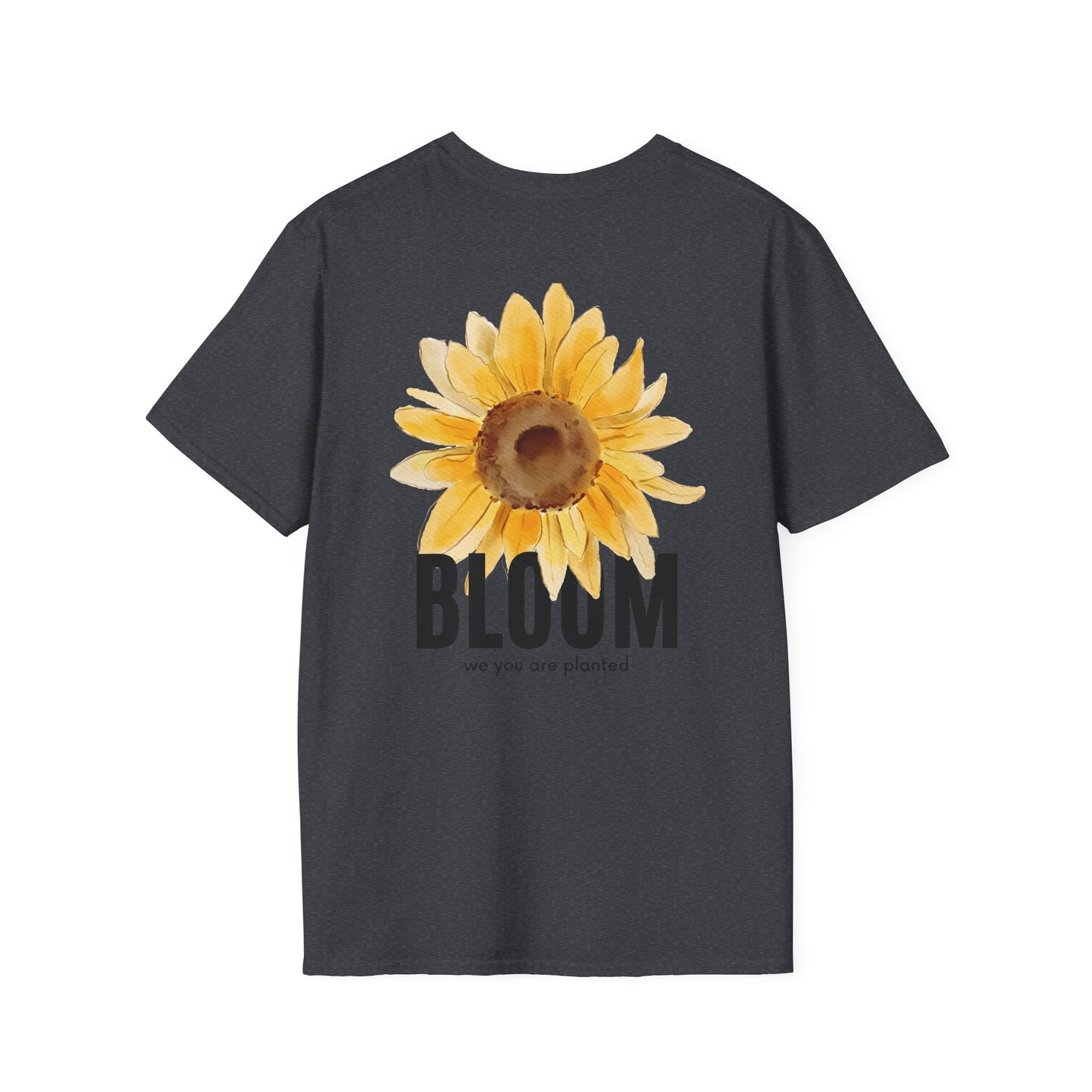 Sunflower Bloom Unisex T-Shirt | Positive Vibes Apparel | Gift for Flower Lovers | Spring Style | Botanical Tee, Inspirational Shirt