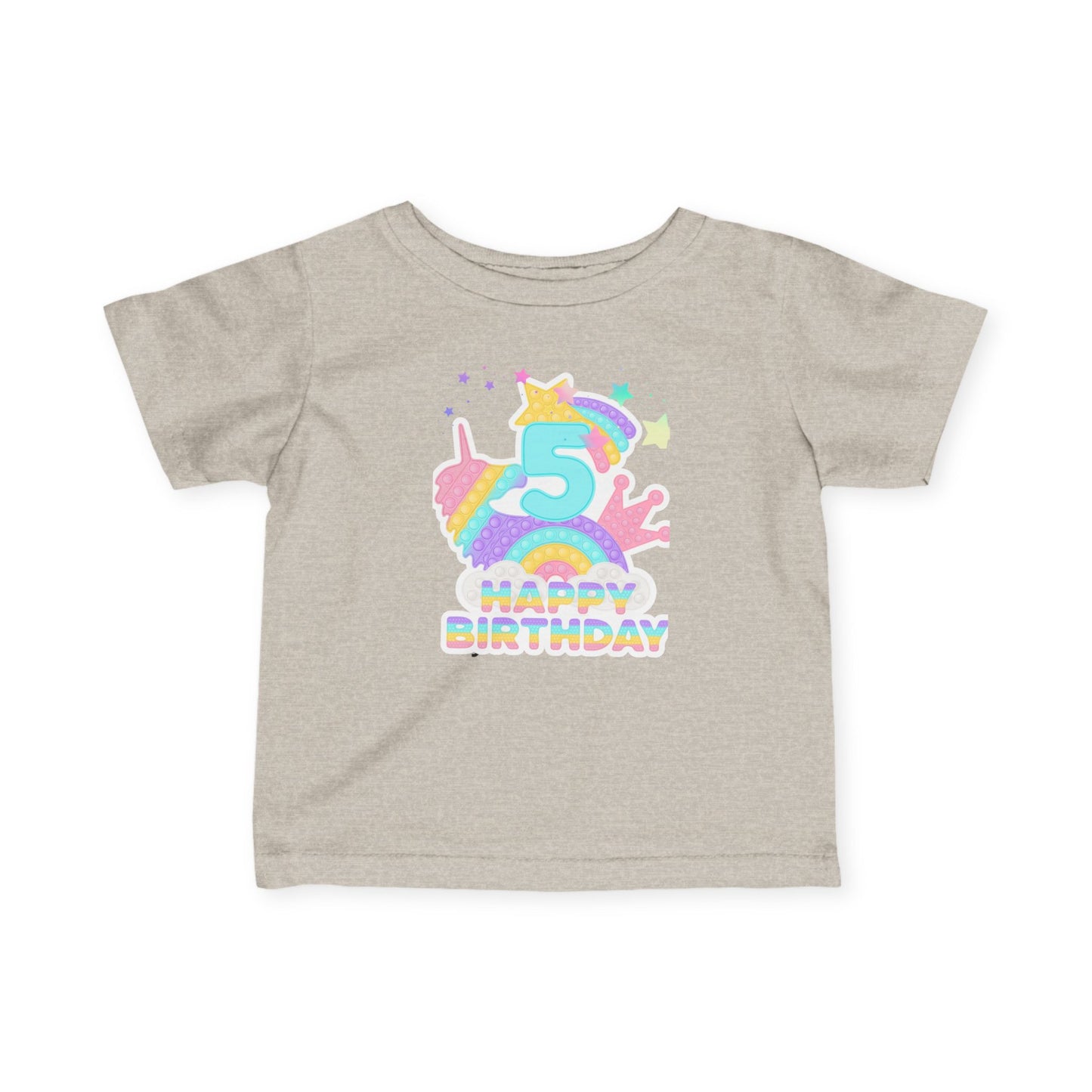 Whimsical Birthday Tee for Infants, Happy Birthday Tee, Unicorn Birthday Shirt, Toddler Party Outfit, First Birthday Gift