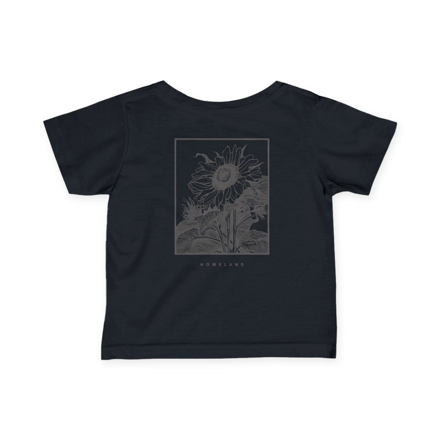 Sunflower Infant Tee, Baby Shirt, Toddler Outfit, Cute Gift for New Parents, Spring Fashion, Flower Design Tee