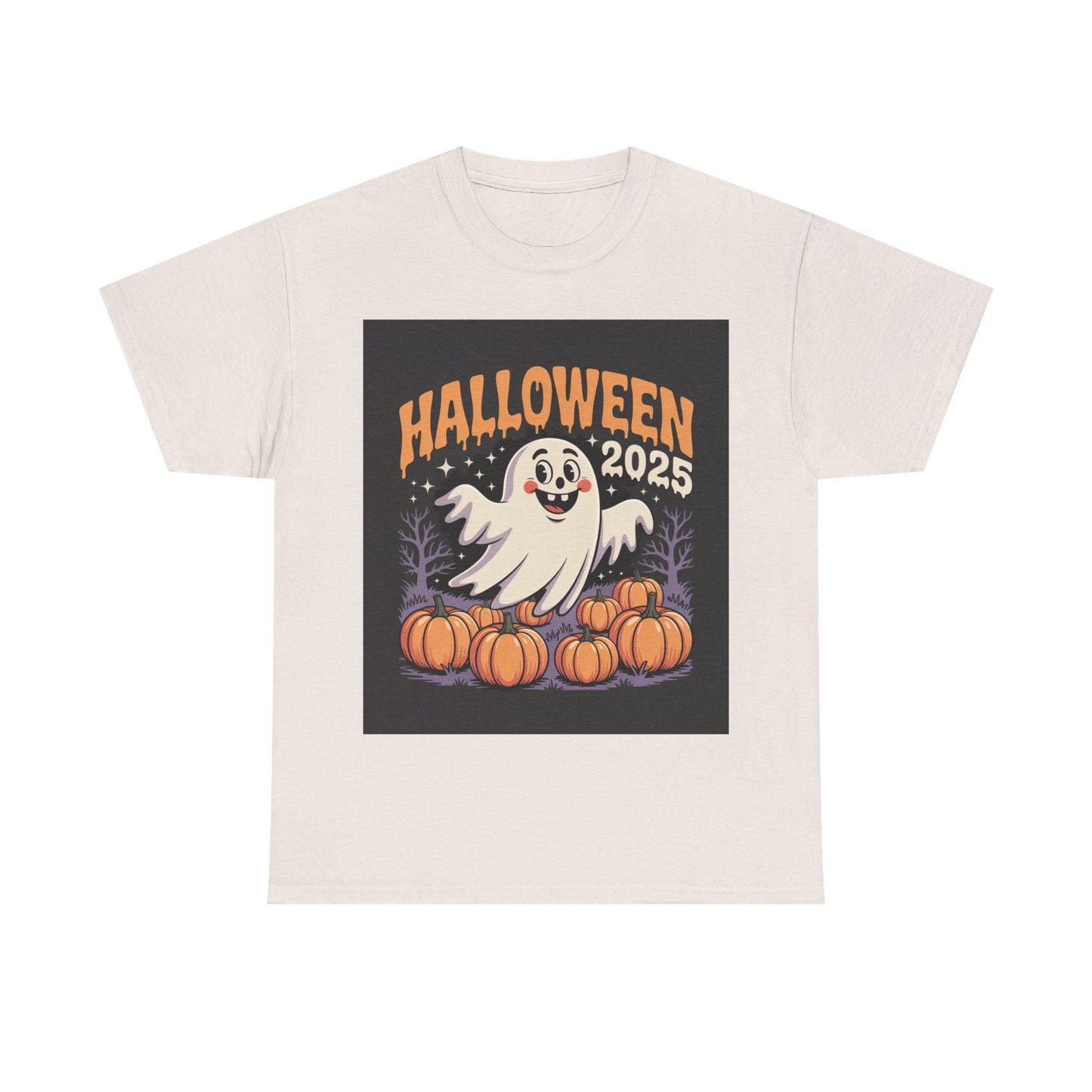 Halloween Ghost Unisex Tee - Celebrate with Style, Perfect for Parties, Fall Festivities, and Carving Pumpkins