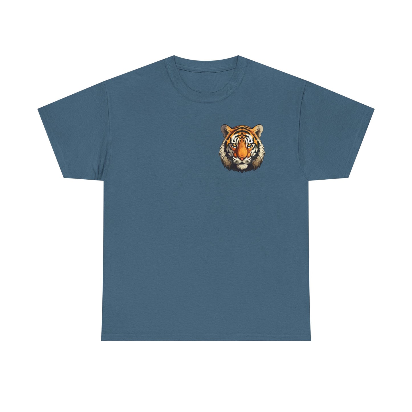 Fierce Tiger Graphic Tee, Unisex Cotton T-Shirt, Animal Lover Shirt, Wildlife Tee, Nature Enthusiast Gift