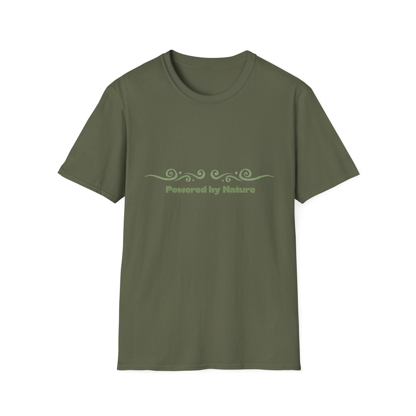 Nature-Inspired Unisex T-Shirt - "Powered by Nature" - Eco-friendly, Casual Wear, Gift for Nature Lovers, Earth Day Apparel, [...]
