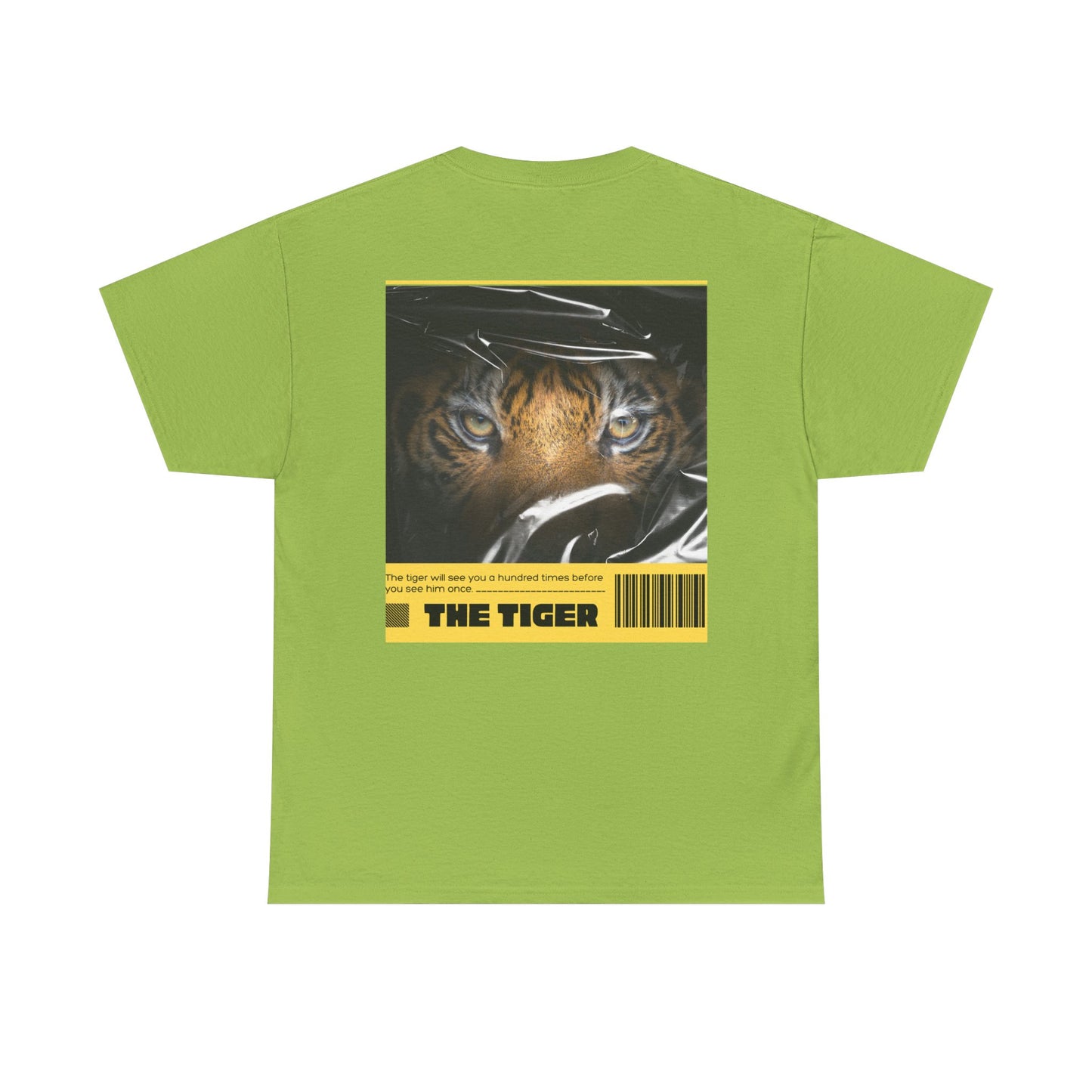 Fierce Tiger Graphic Tee, Unisex Cotton T-Shirt, Animal Lover Shirt, Wildlife Tee, Nature Enthusiast Gift