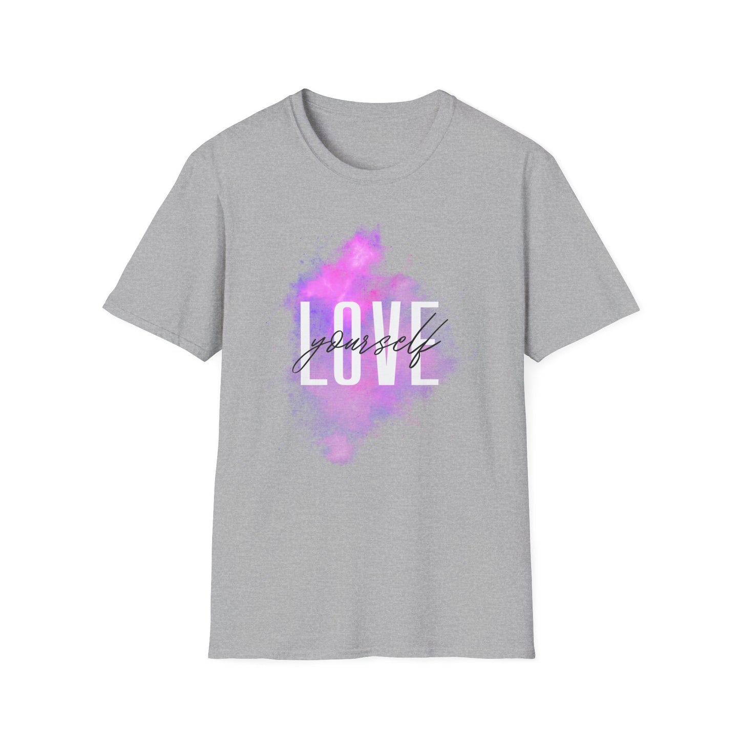 Love Yourself Unisex Softstyle T-Shirt | Inspirational Shirt, Self-Love Tee, Casual Wear, Gift for Friends, Motivational Top
