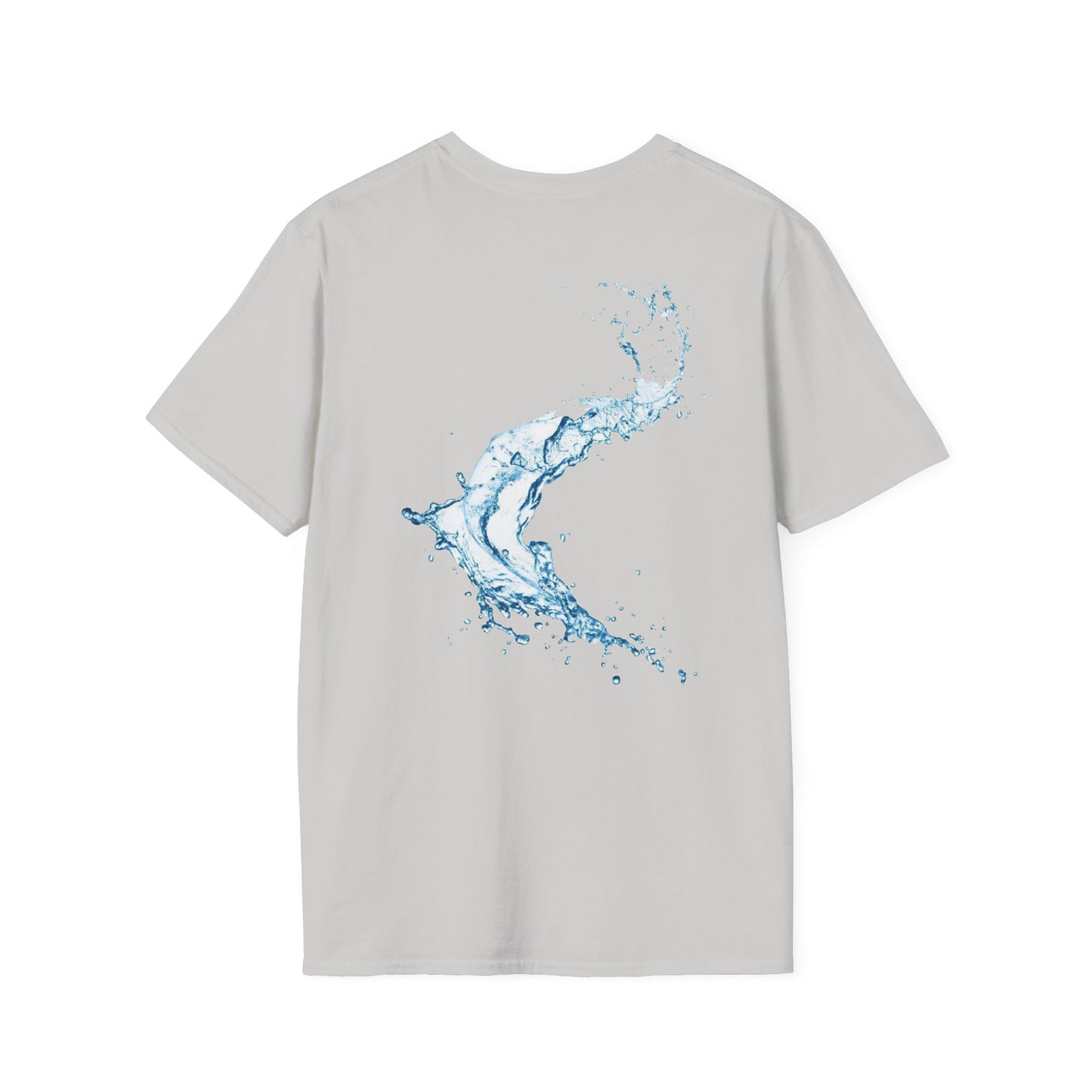 Water Wave Unisex Softstyle T-Shirt | Eco-Friendly, Casual Wear, Gift for Water Lovers, Summer Style, Nature Tees