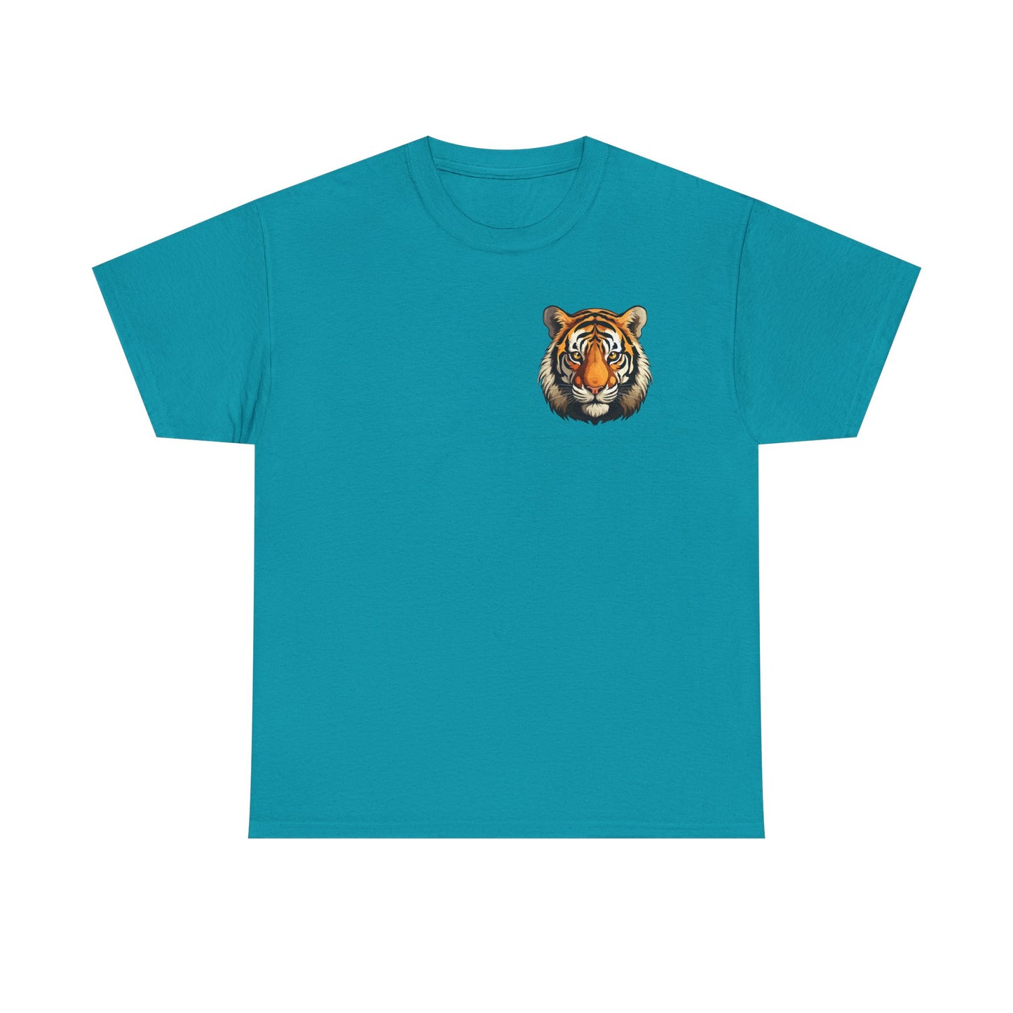 Fierce Tiger Graphic Tee, Unisex Cotton T-Shirt, Animal Lover Shirt, Wildlife Tee, Nature Enthusiast Gift