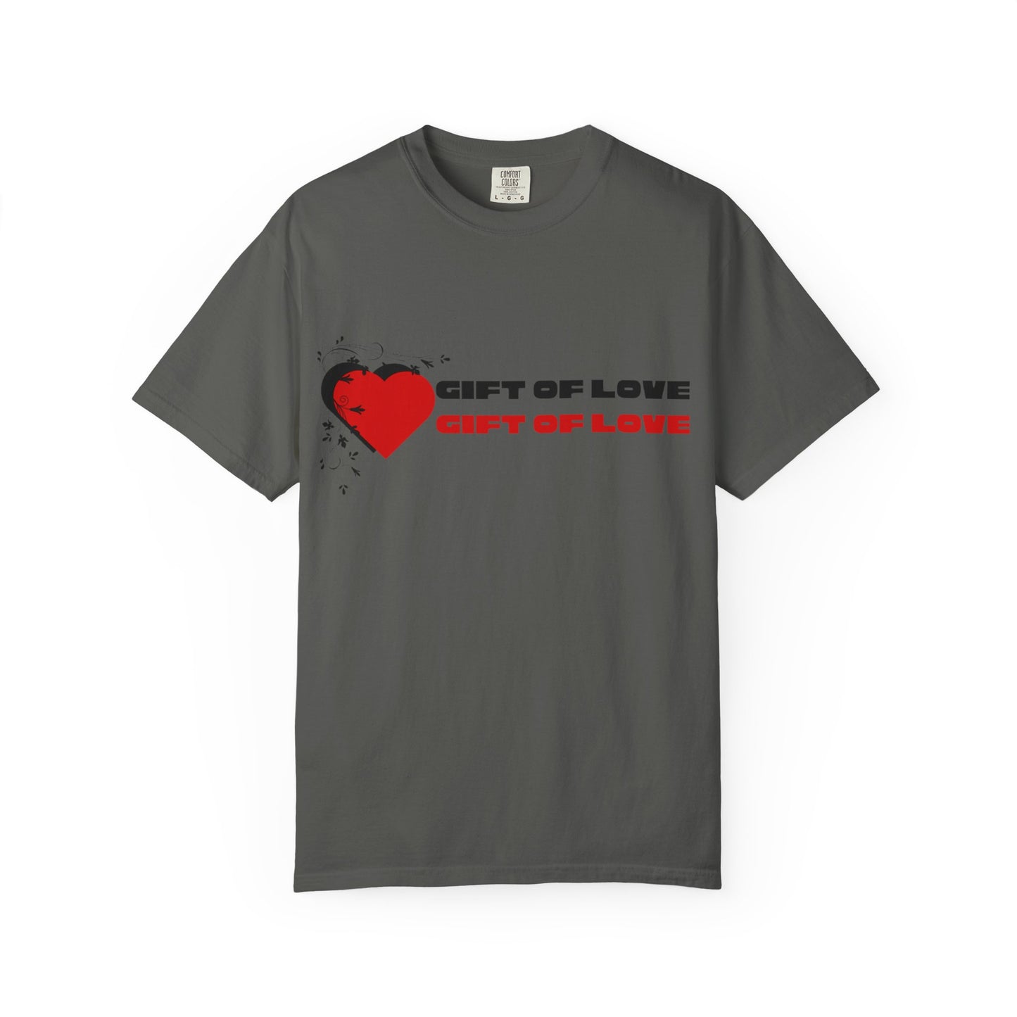 Unisex Gift of Love T-Shirt, Casual Love Tee, Heart Graphic Shirt, Valentine's Day Gift, Anniversary Apparel, Heart Print Top