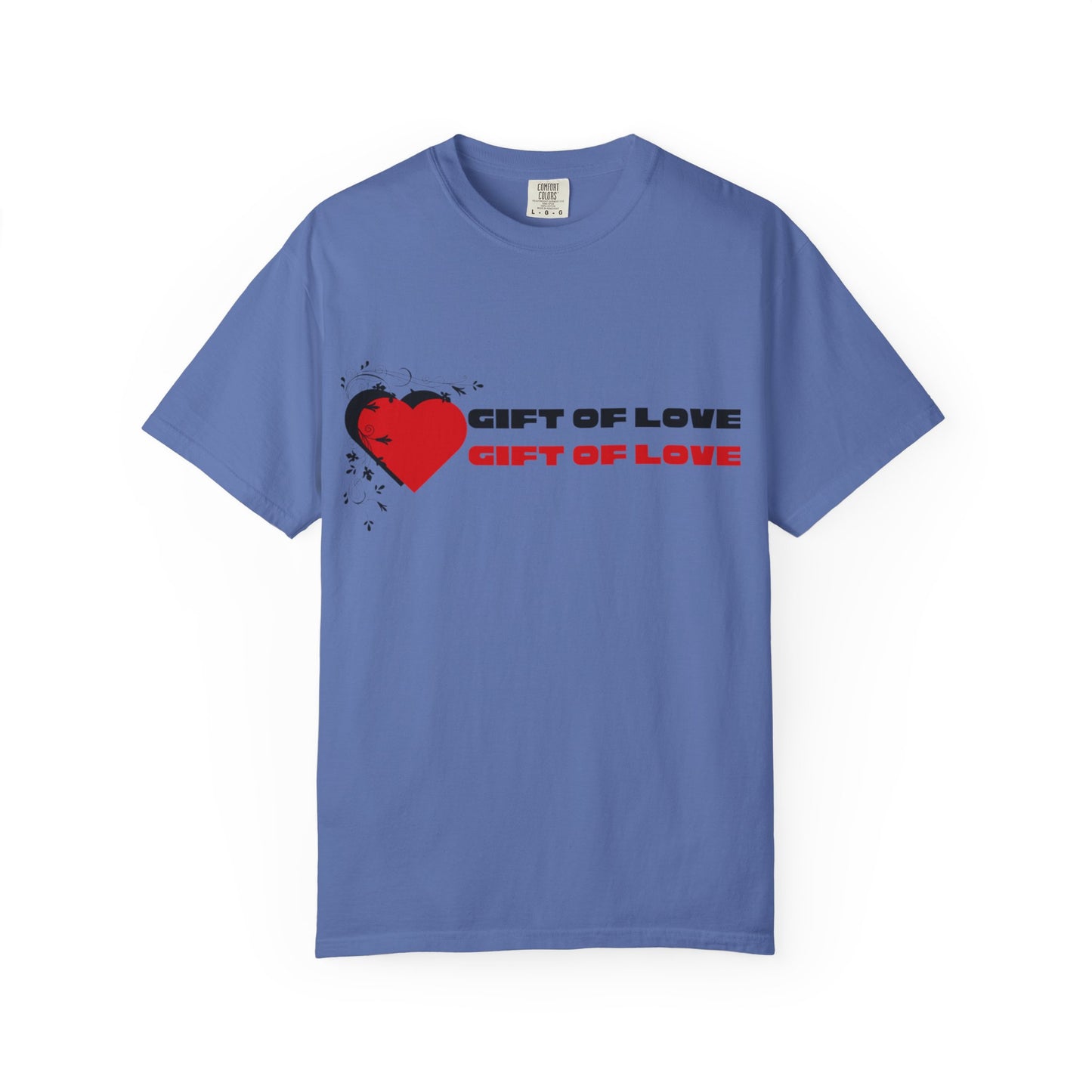 Unisex Gift of Love T-Shirt, Casual Love Tee, Heart Graphic Shirt, Valentine's Day Gift, Anniversary Apparel, Heart Print Top