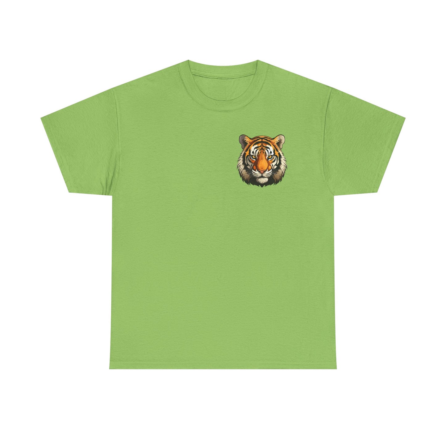 Fierce Tiger Graphic Tee, Unisex Cotton T-Shirt, Animal Lover Shirt, Wildlife Tee, Nature Enthusiast Gift