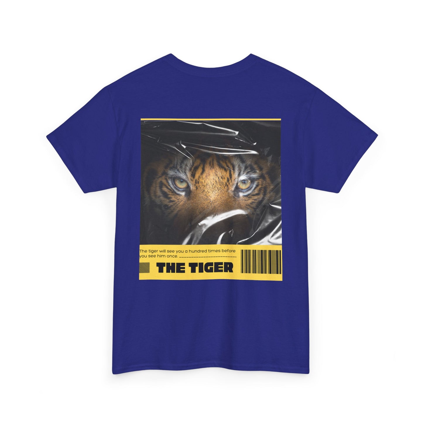 Fierce Tiger Graphic Tee, Unisex Cotton T-Shirt, Animal Lover Shirt, Wildlife Tee, Nature Enthusiast Gift