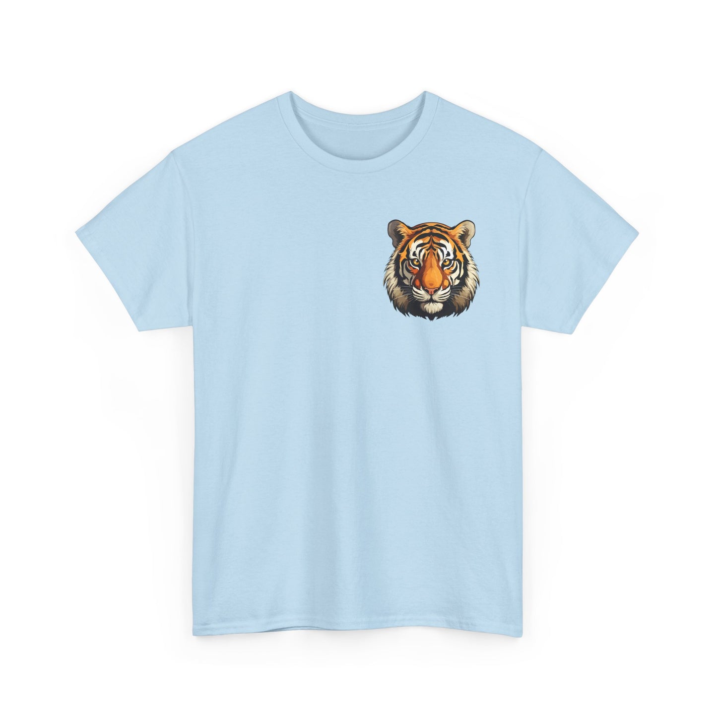 Fierce Tiger Graphic Tee, Unisex Cotton T-Shirt, Animal Lover Shirt, Wildlife Tee, Nature Enthusiast Gift
