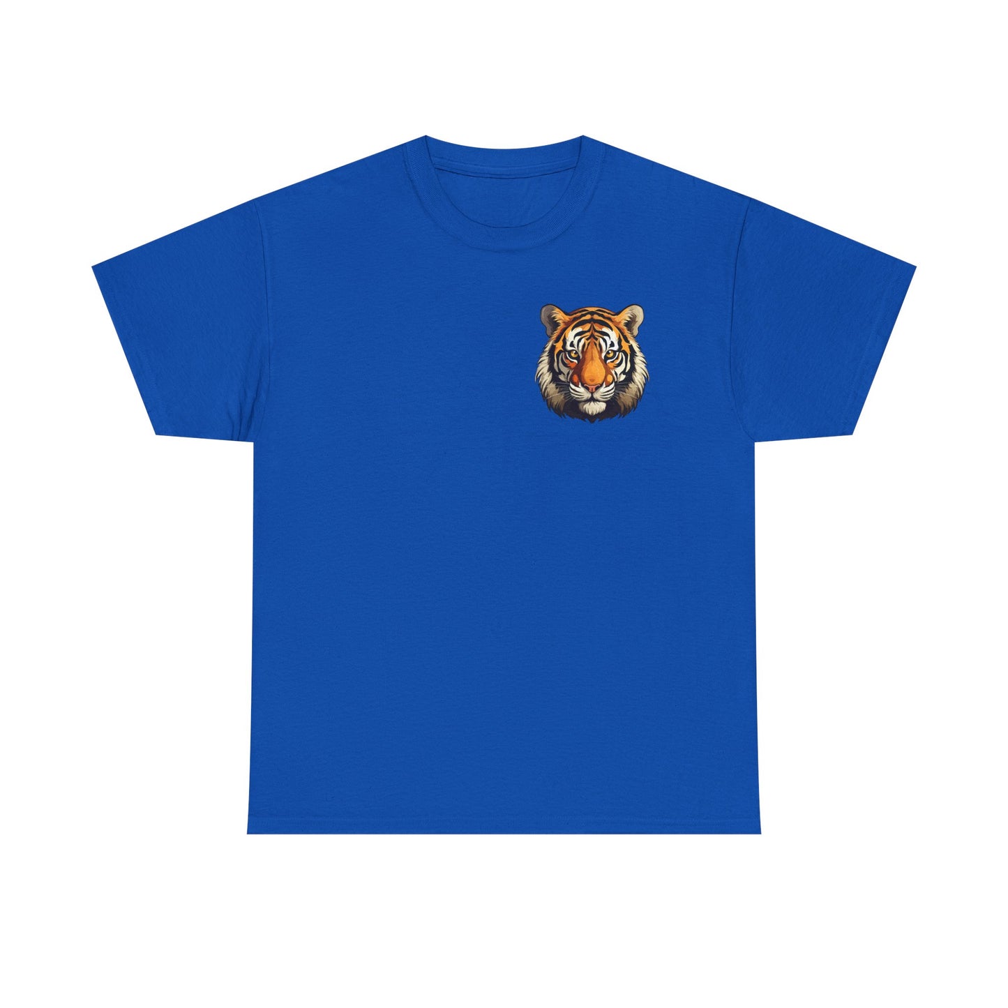 Fierce Tiger Graphic Tee, Unisex Cotton T-Shirt, Animal Lover Shirt, Wildlife Tee, Nature Enthusiast Gift