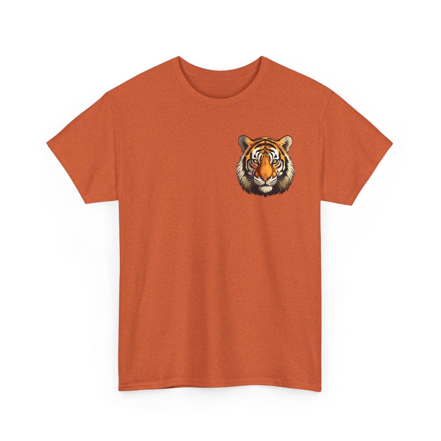 Fierce Tiger Graphic Tee, Unisex Cotton T-Shirt, Animal Lover Shirt, Wildlife Tee, Nature Enthusiast Gift