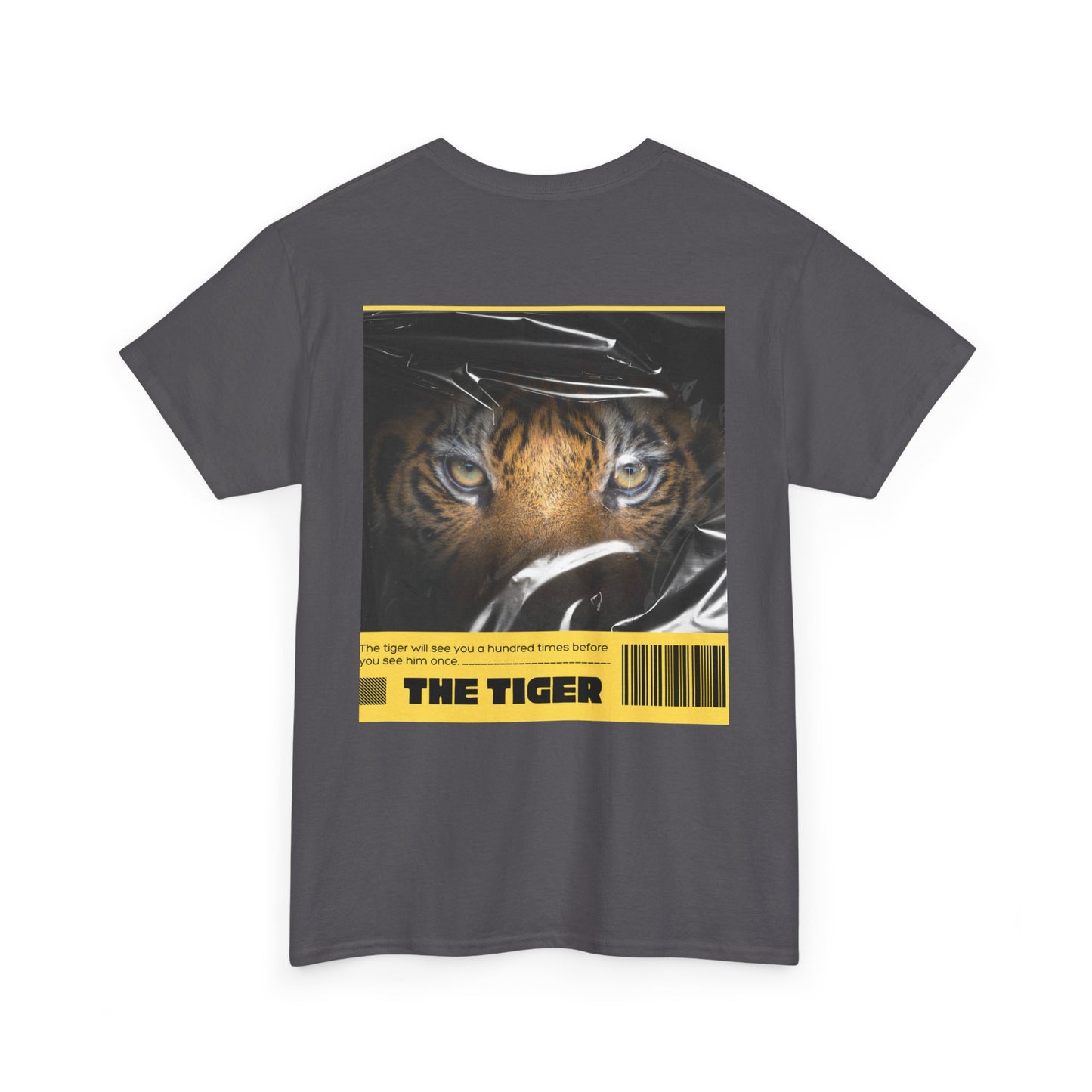 Fierce Tiger Graphic Tee, Unisex Cotton T-Shirt, Animal Lover Shirt, Wildlife Tee, Nature Enthusiast Gift