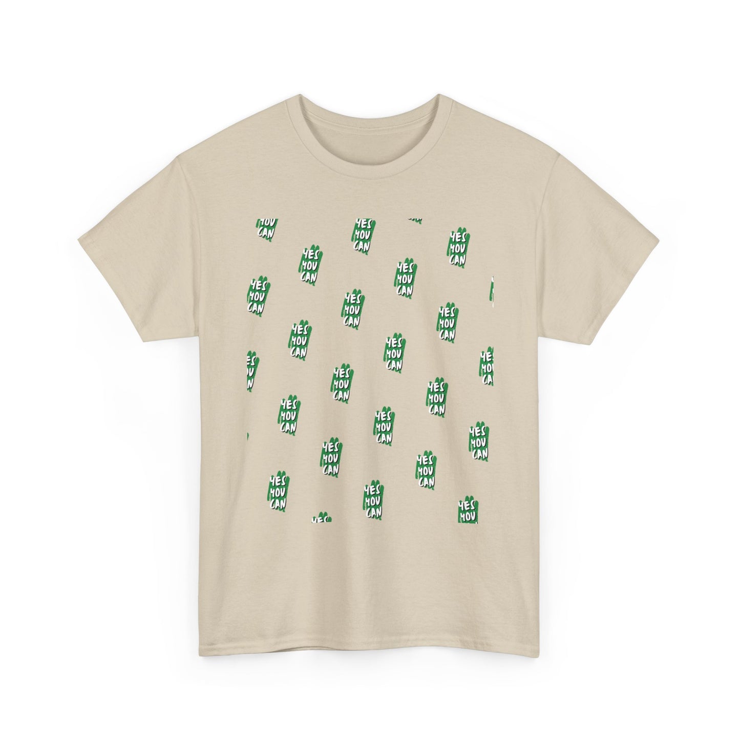 Cactus Pattern Unisex Heavy Cotton Tee - Casual Wear, Gift for Nature Lovers, Summer Fashion, Eco-Friendly Shirt, Relaxed Fit Tee