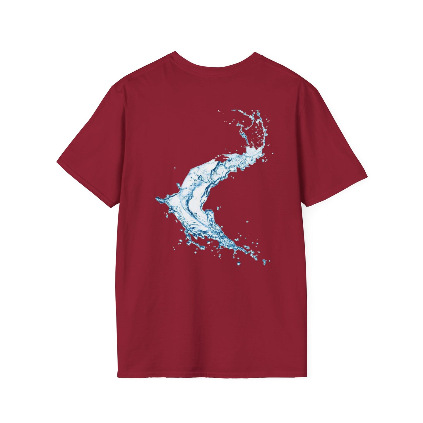 Water Wave Unisex Softstyle T-Shirt | Eco-Friendly, Casual Wear, Gift for Water Lovers, Summer Style, Nature Tees