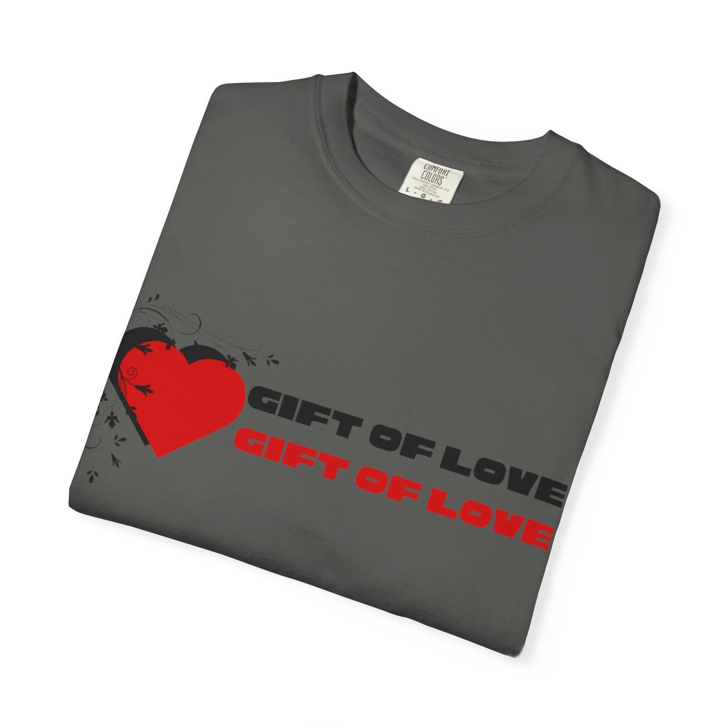 Unisex Gift of Love T-Shirt, Casual Love Tee, Heart Graphic Shirt, Valentine's Day Gift, Anniversary Apparel, Heart Print Top