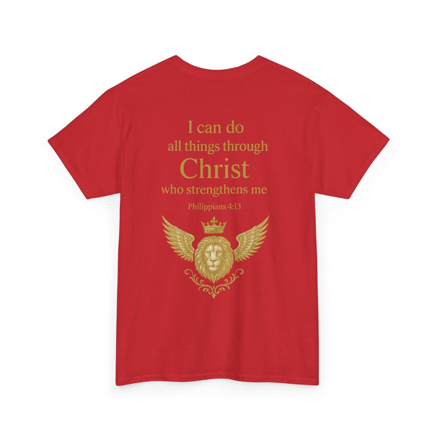 Inspirational Unisex T-Shirt - Spiritual Strength, Faith Apparel, Bible Verse Tee, Motivational Gift, Christian Wear