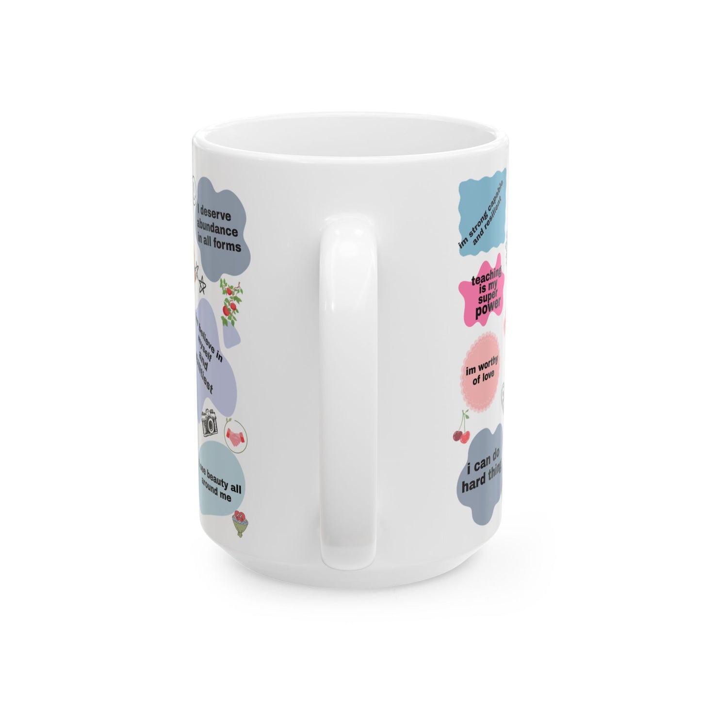 Motivational Affirmation Ceramic Mug, Inspirational Coffee Cup for Teachers, Daily Encouragement Gift, Self-Care and Positivity Mug, [...]