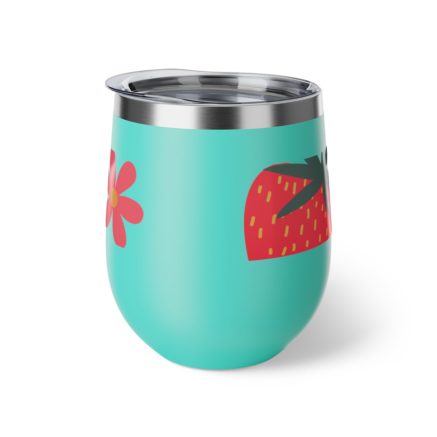 Cute Floral Insulated Cup - Perfect for Summer Picnics, Coffee Lovers, Gifts for Her, Beach Days, Outdoor Adventures