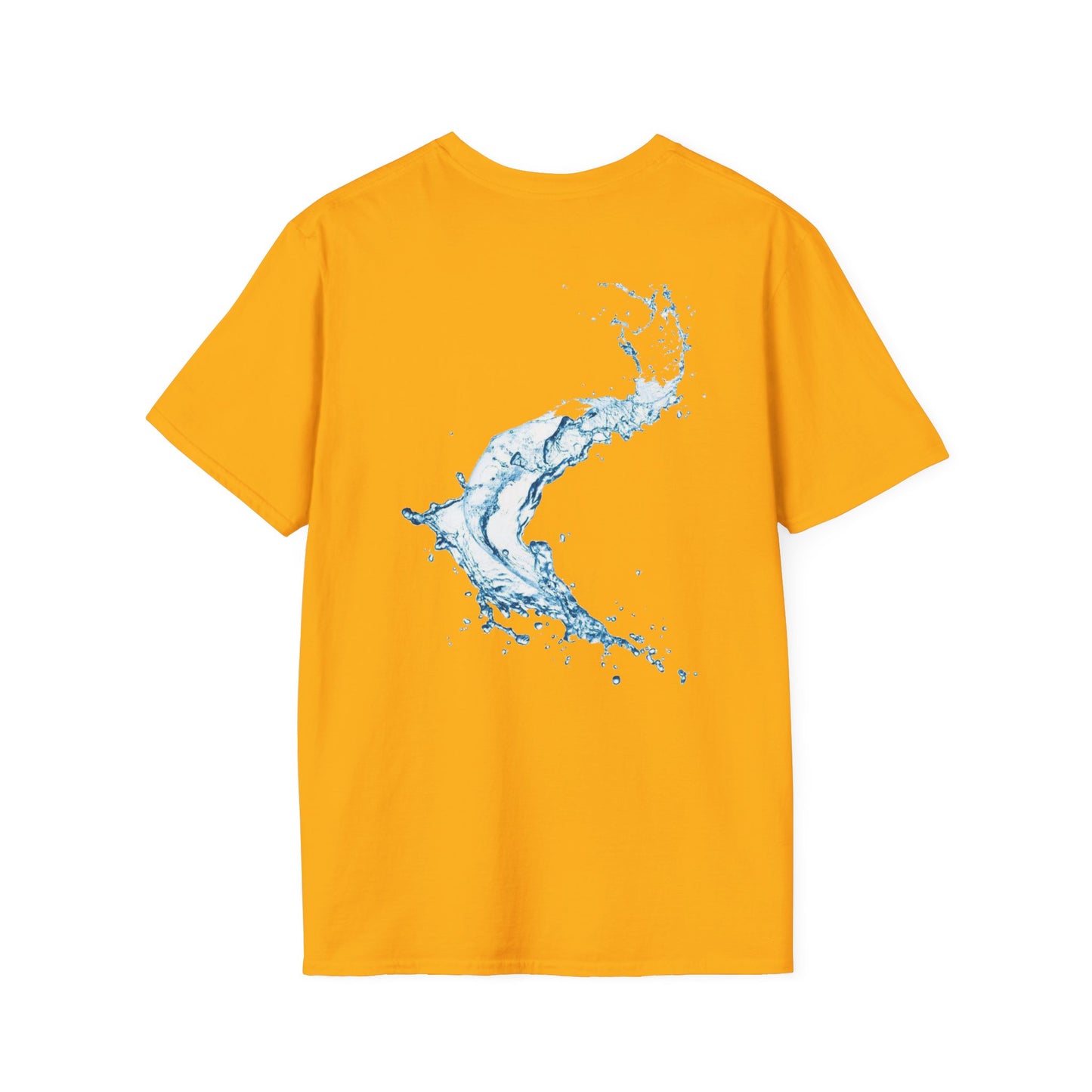 Water Wave Unisex Softstyle T-Shirt | Eco-Friendly, Casual Wear, Gift for Water Lovers, Summer Style, Nature Tees