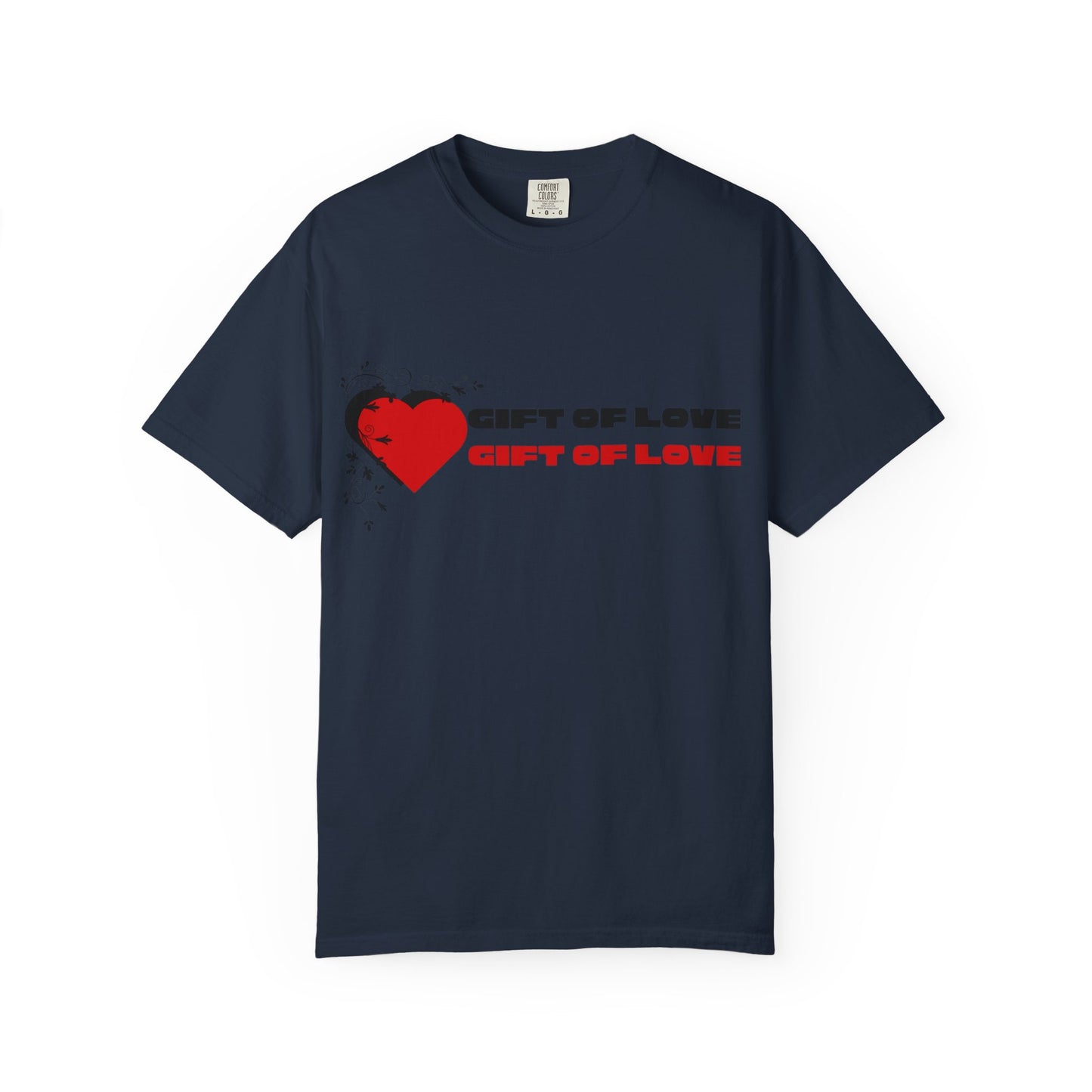 Unisex Gift of Love T-Shirt, Casual Love Tee, Heart Graphic Shirt, Valentine's Day Gift, Anniversary Apparel, Heart Print Top
