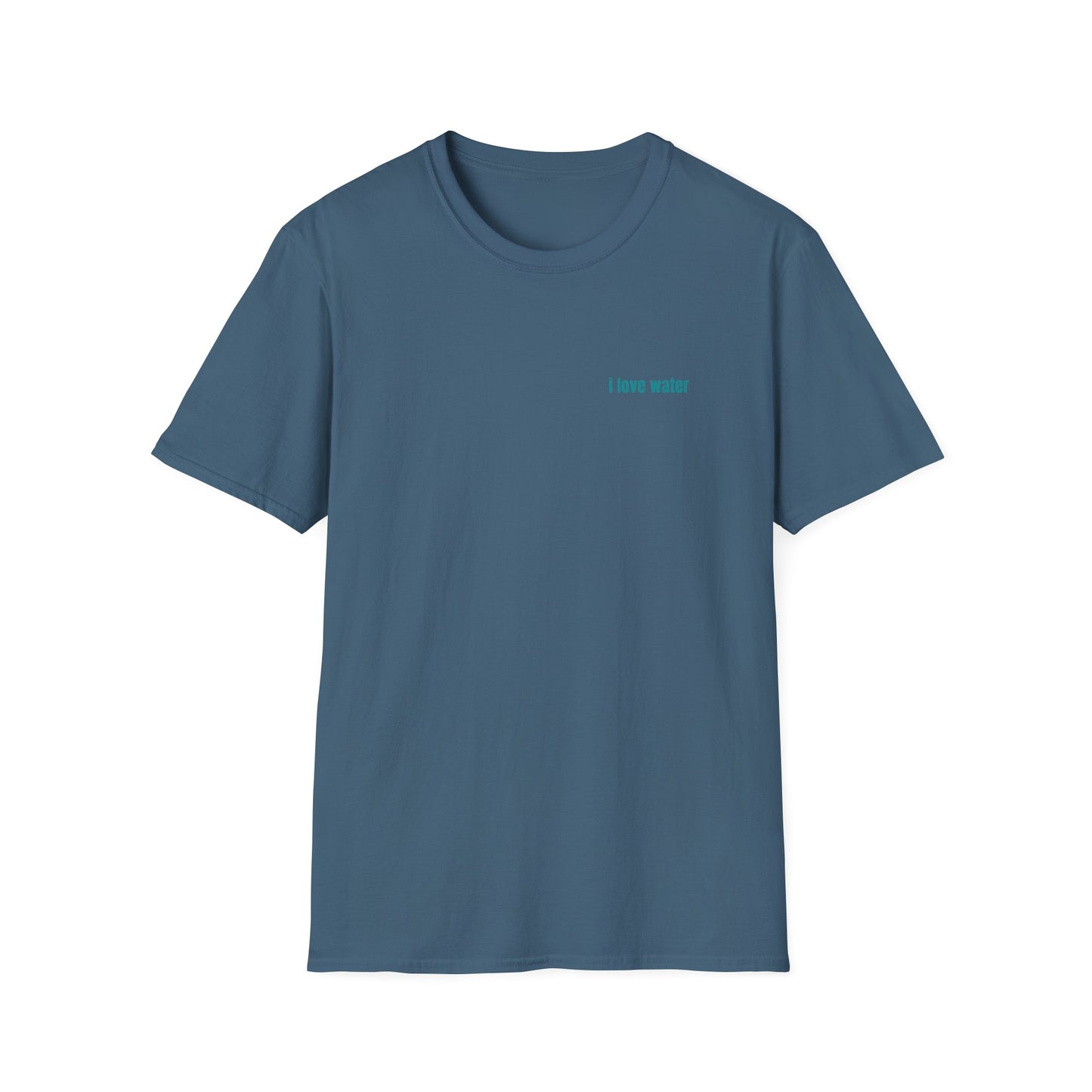 Water Wave Unisex Softstyle T-Shirt | Eco-Friendly, Casual Wear, Gift for Water Lovers, Summer Style, Nature Tees