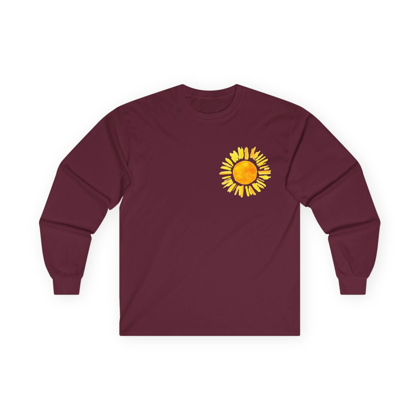 Sunrise Flamingo Long Sleeve Tee, Vacation Shirt, Casual Outfit, Summer Apparel, Gift for Beach Lovers, Graphic Tee, Relaxed Fit