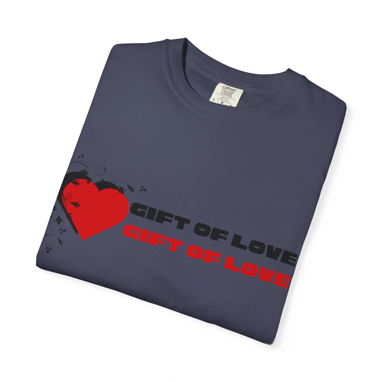 Unisex Gift of Love T-Shirt, Casual Love Tee, Heart Graphic Shirt, Valentine's Day Gift, Anniversary Apparel, Heart Print Top
