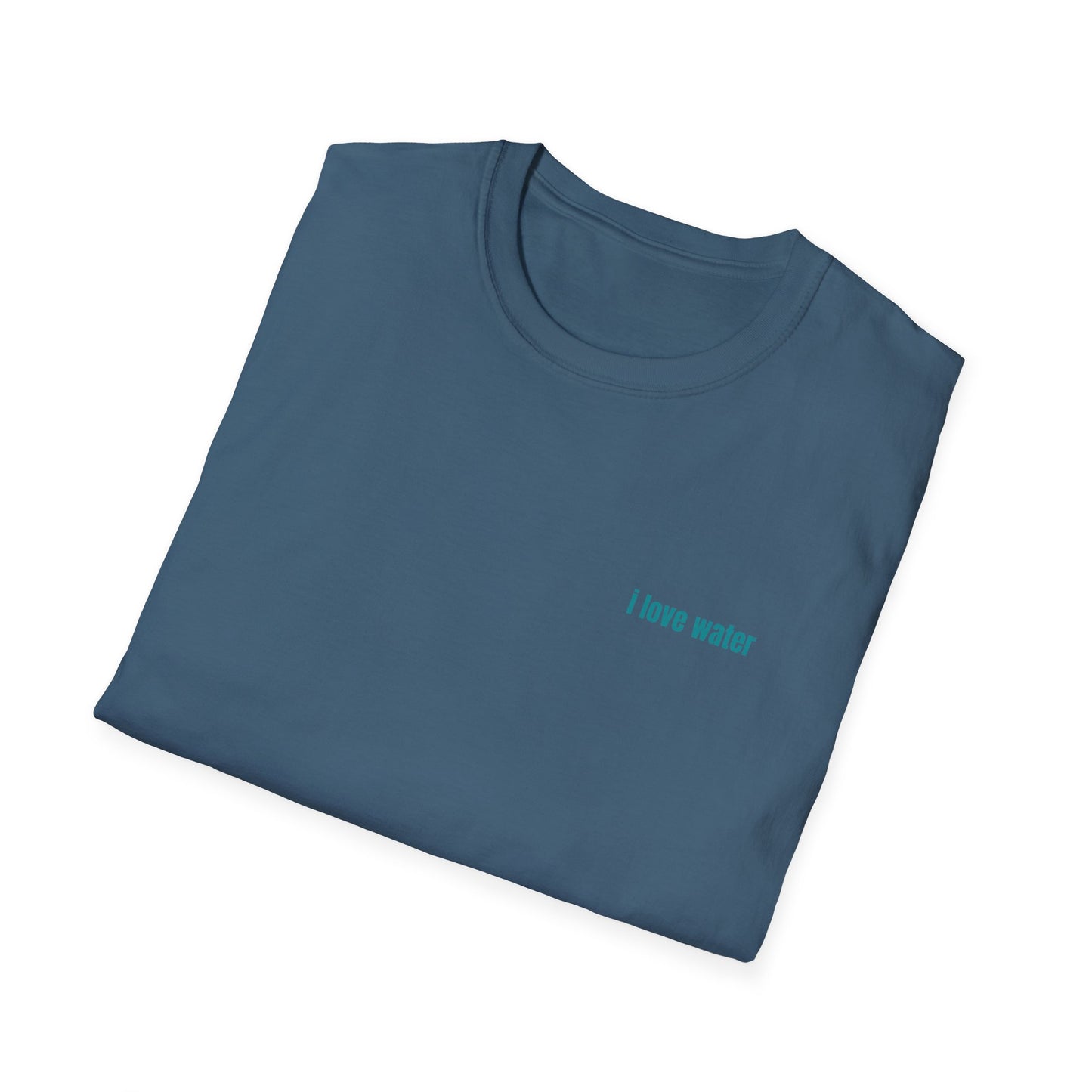 Water Wave Unisex Softstyle T-Shirt | Eco-Friendly, Casual Wear, Gift for Water Lovers, Summer Style, Nature Tees