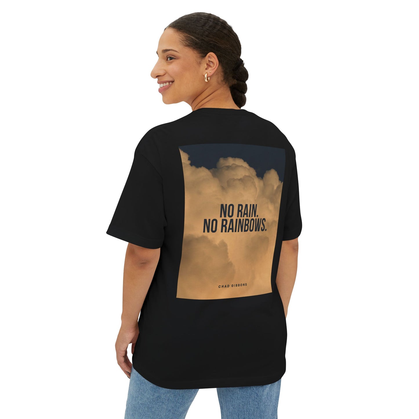 Unisex Oversized Boxy Tee with Inspirational Messages - Perfect for Casual Wear, Gifts, and Self-Expression