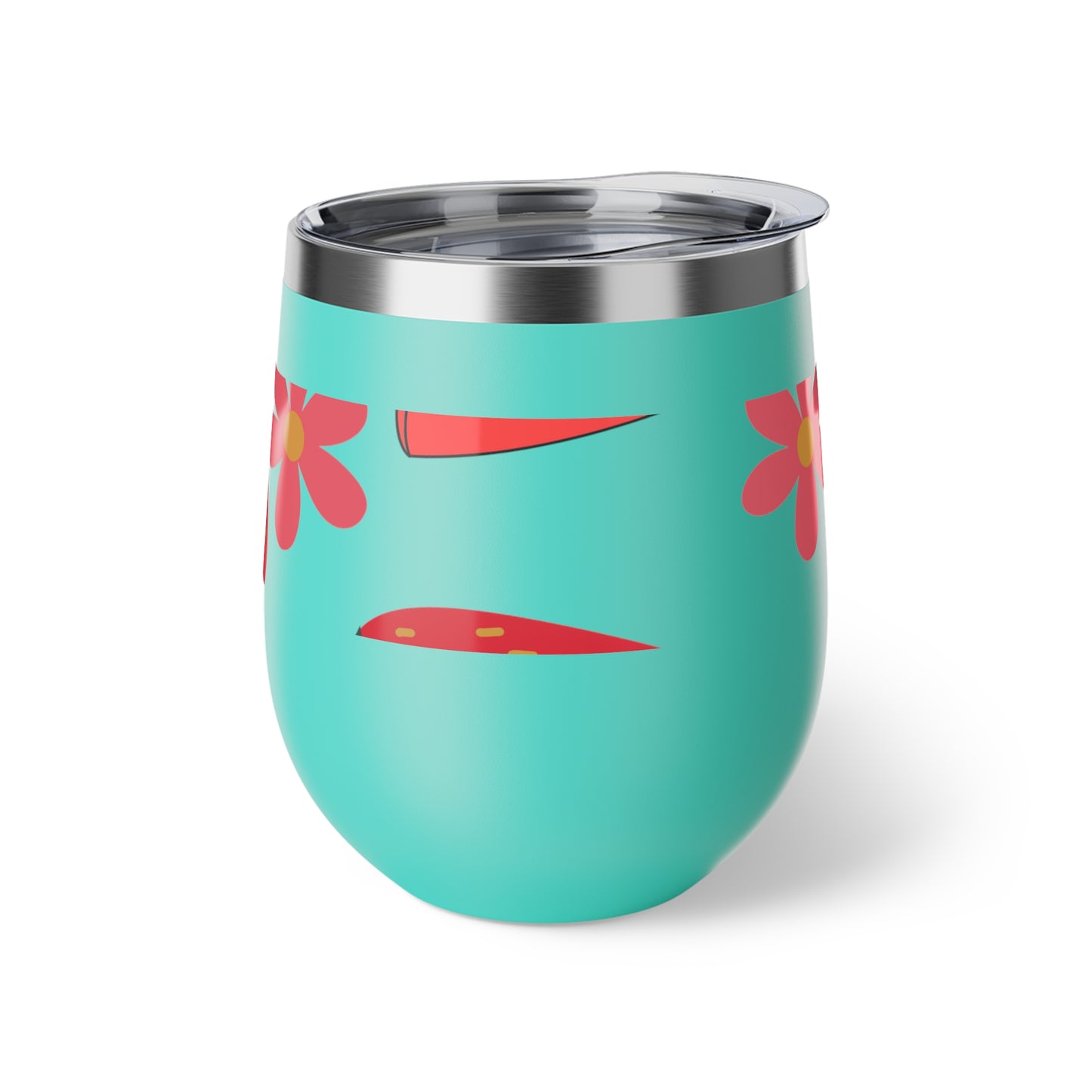 Cute Floral Insulated Cup - Perfect for Summer Picnics, Coffee Lovers, Gifts for Her, Beach Days, Outdoor Adventures