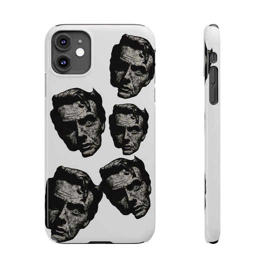 Artistic Slim Phone Cases with Unique Face Design, Trendy Accessories, Gift for Art Lovers, Stylish Phone Covers, Modern Tech [...]