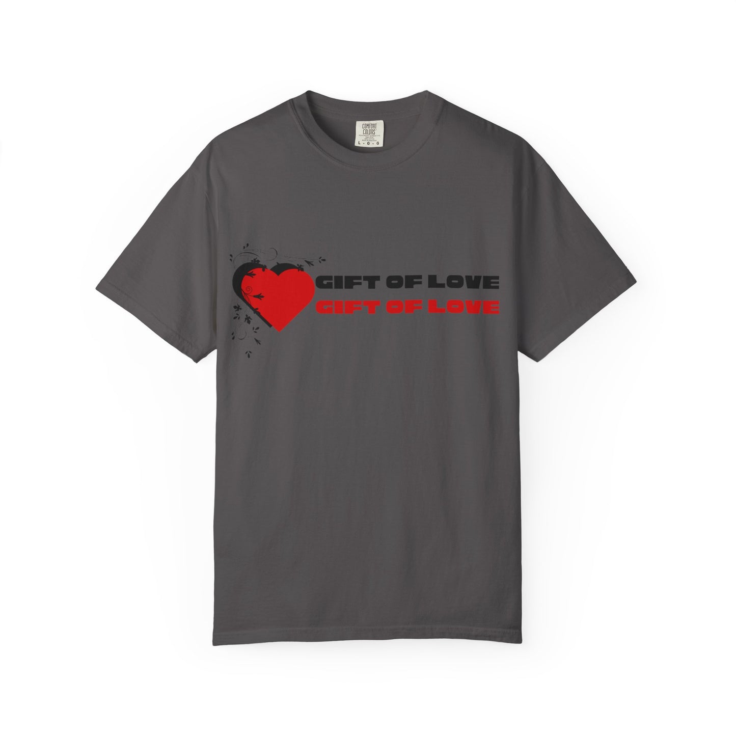 Unisex Gift of Love T-Shirt, Casual Love Tee, Heart Graphic Shirt, Valentine's Day Gift, Anniversary Apparel, Heart Print Top