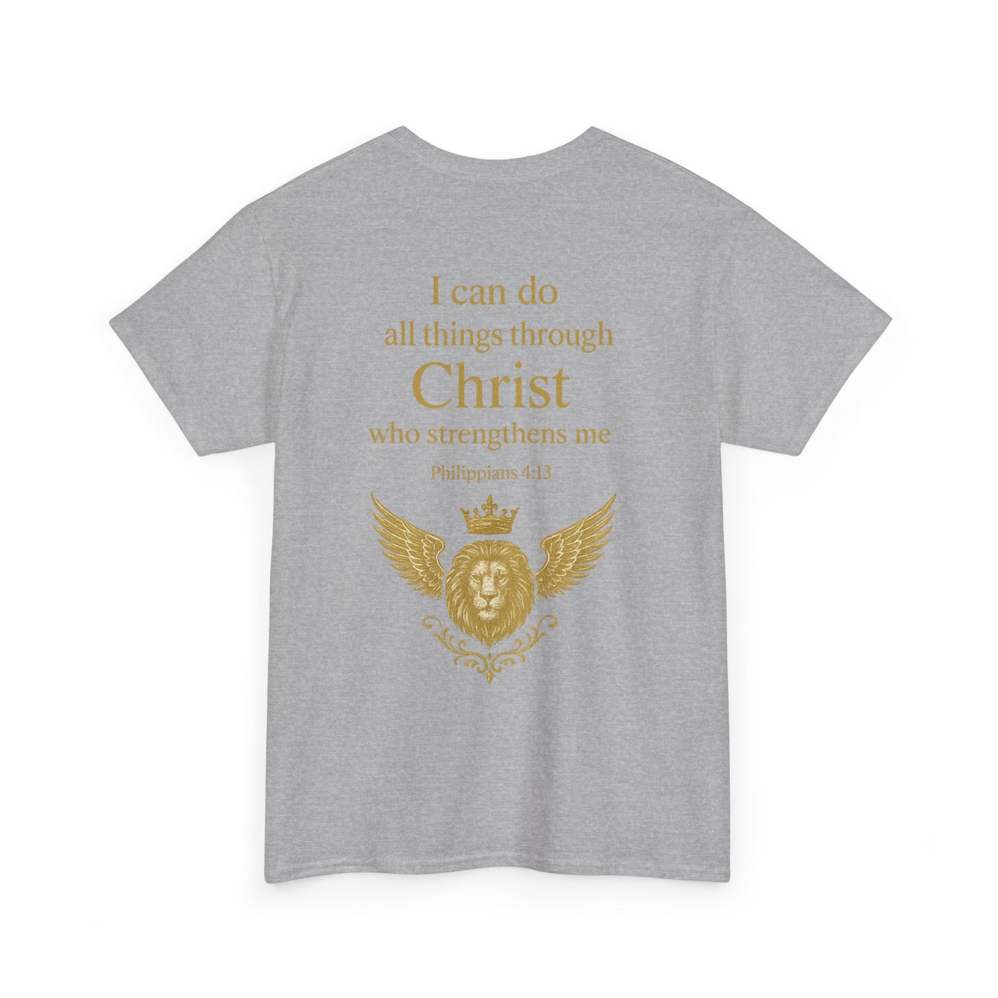 Inspirational Unisex T-Shirt - Spiritual Strength, Faith Apparel, Bible Verse Tee, Motivational Gift, Christian Wear