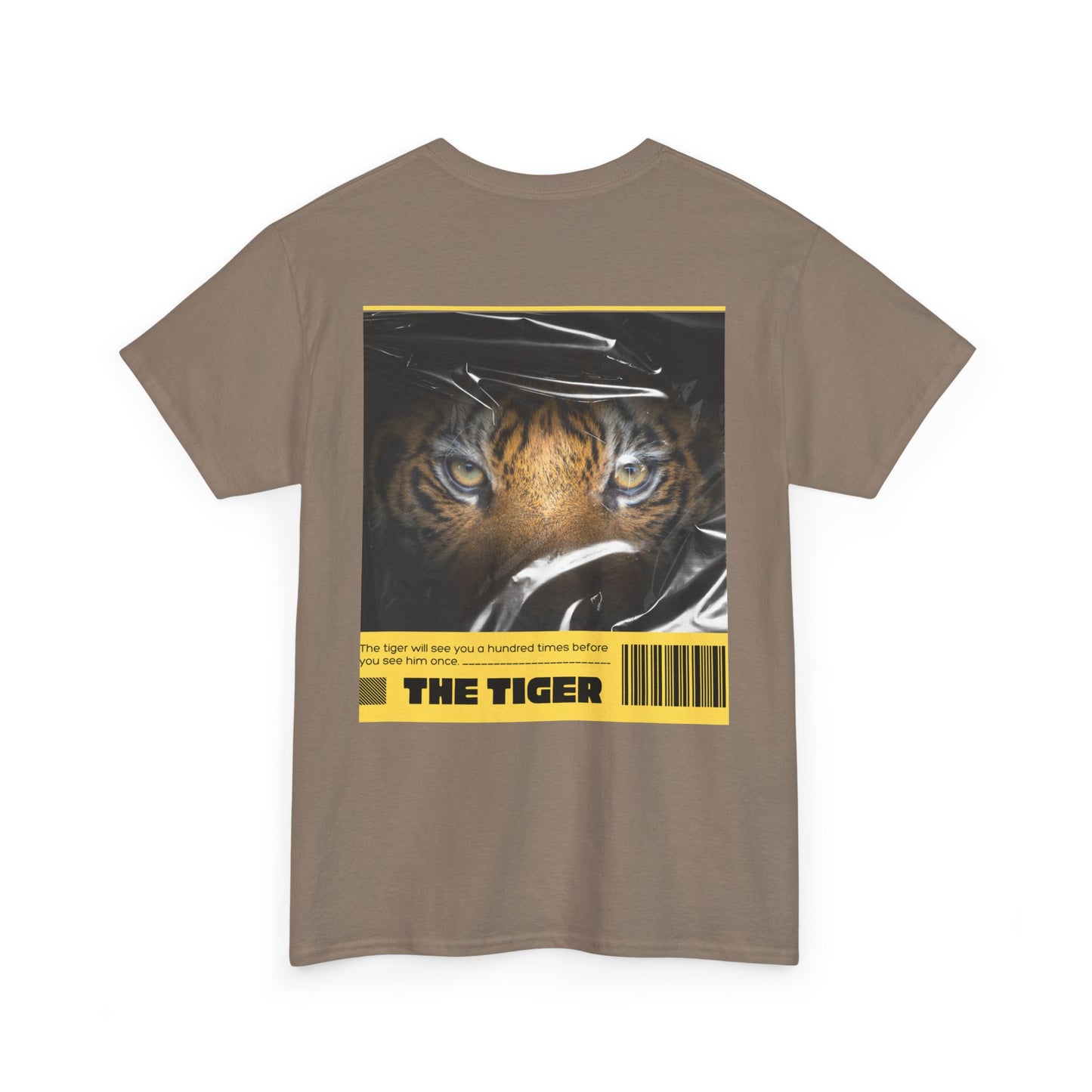 Fierce Tiger Graphic Tee, Unisex Cotton T-Shirt, Animal Lover Shirt, Wildlife Tee, Nature Enthusiast Gift