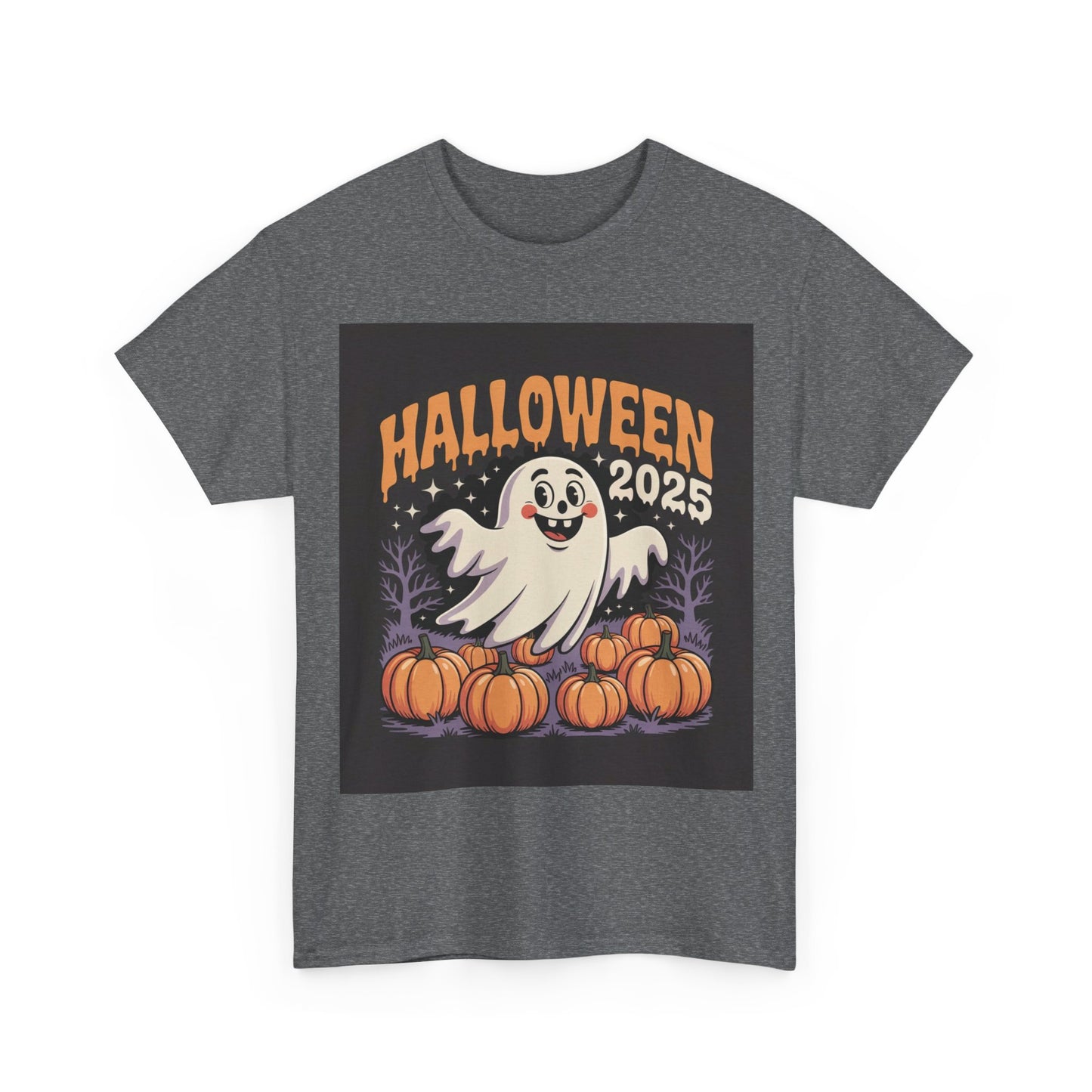 Halloween Ghost Unisex Tee - Celebrate with Style, Perfect for Parties, Fall Festivities, and Carving Pumpkins