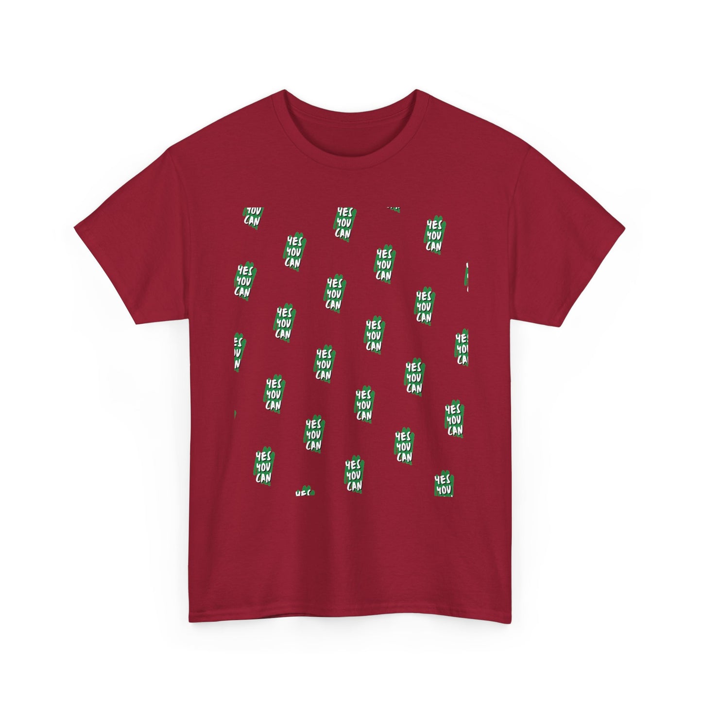 Cactus Pattern Unisex Heavy Cotton Tee - Casual Wear, Gift for Nature Lovers, Summer Fashion, Eco-Friendly Shirt, Relaxed Fit Tee